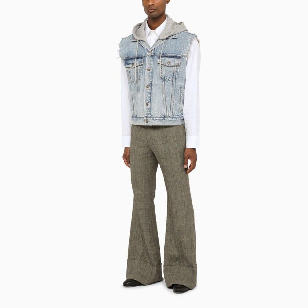 Gucci Men Denim Sleeveless Jacket