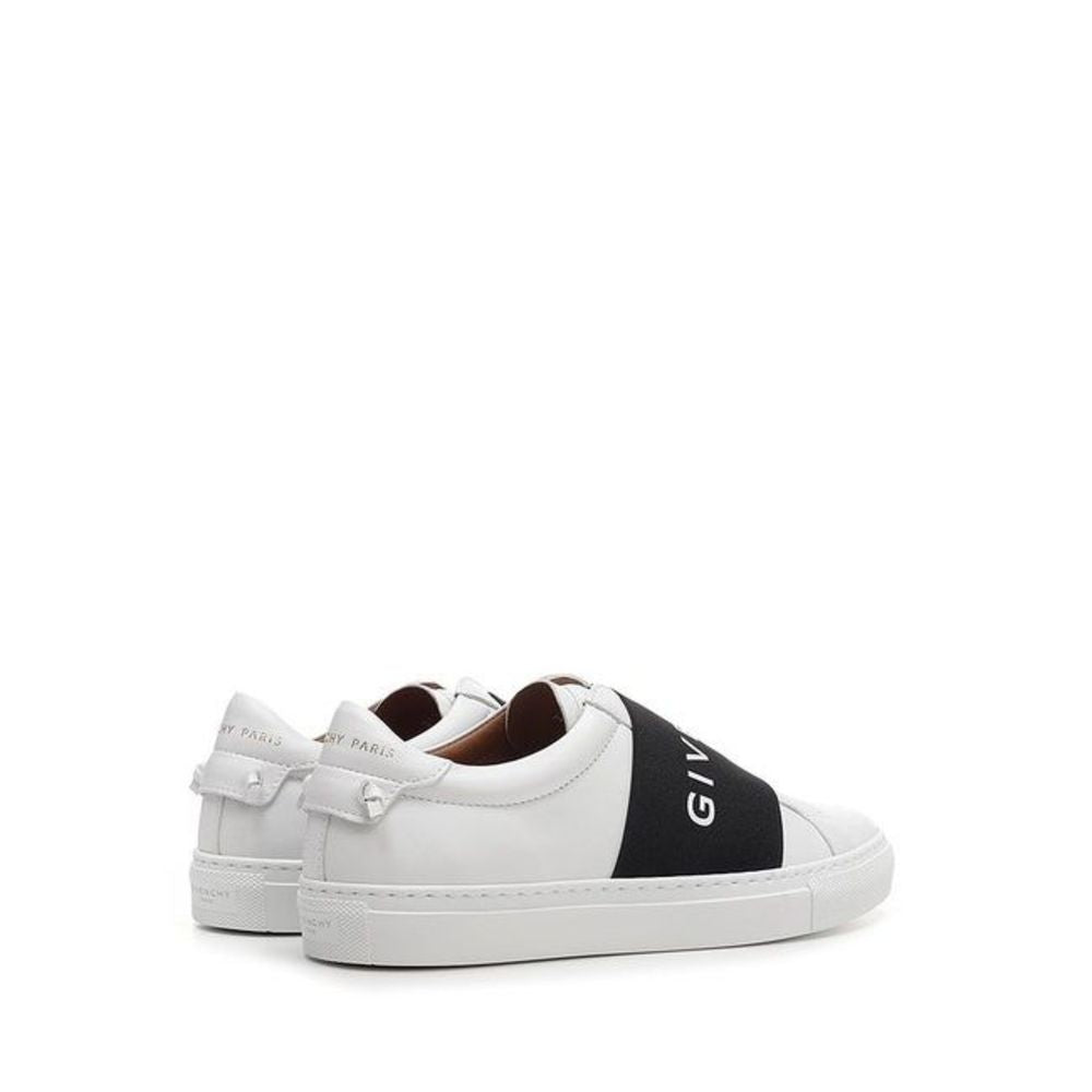 Givenchy Women White Webbing Low-Top Sneakers