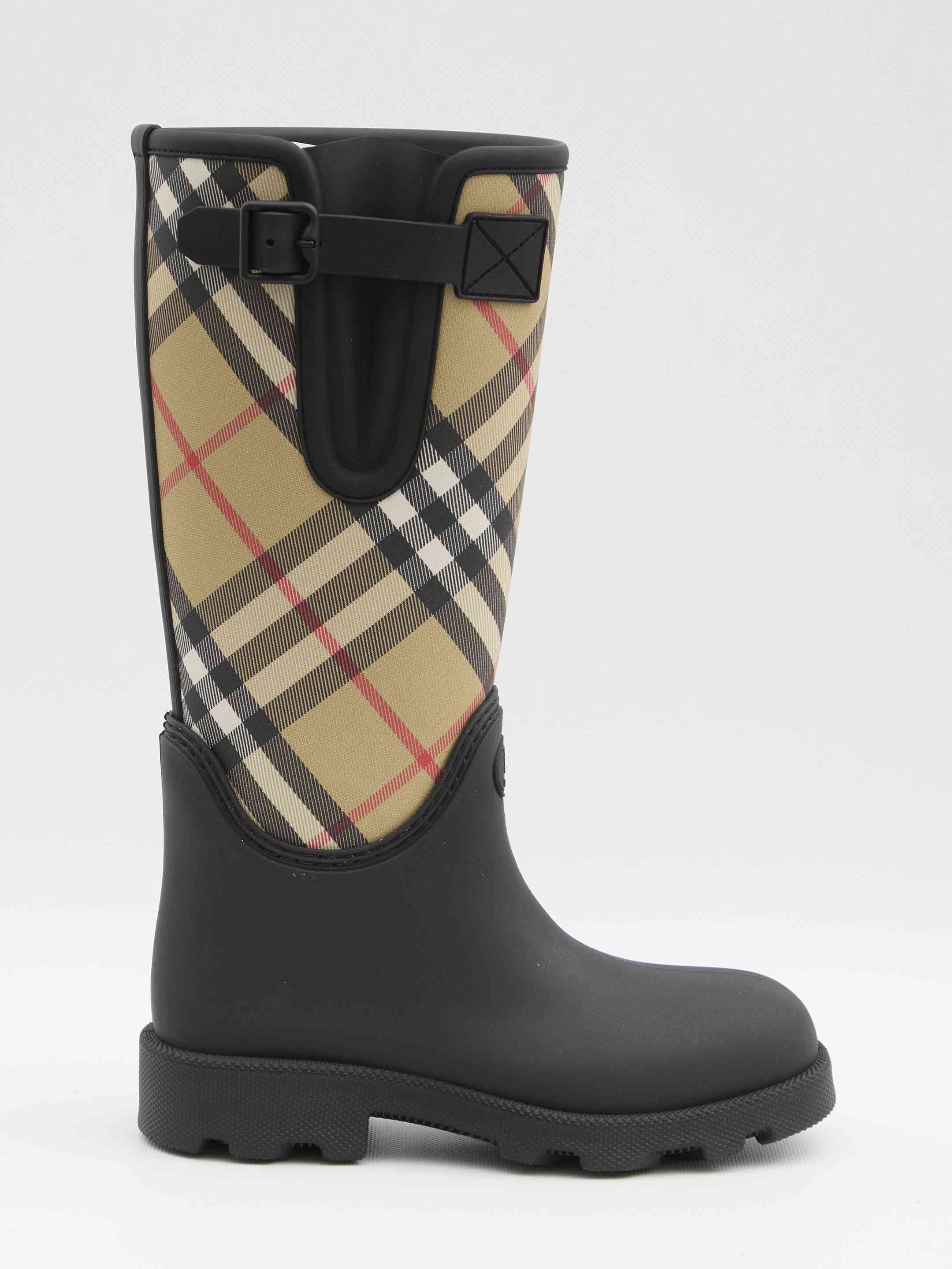 Burberry Women Check Rainboots