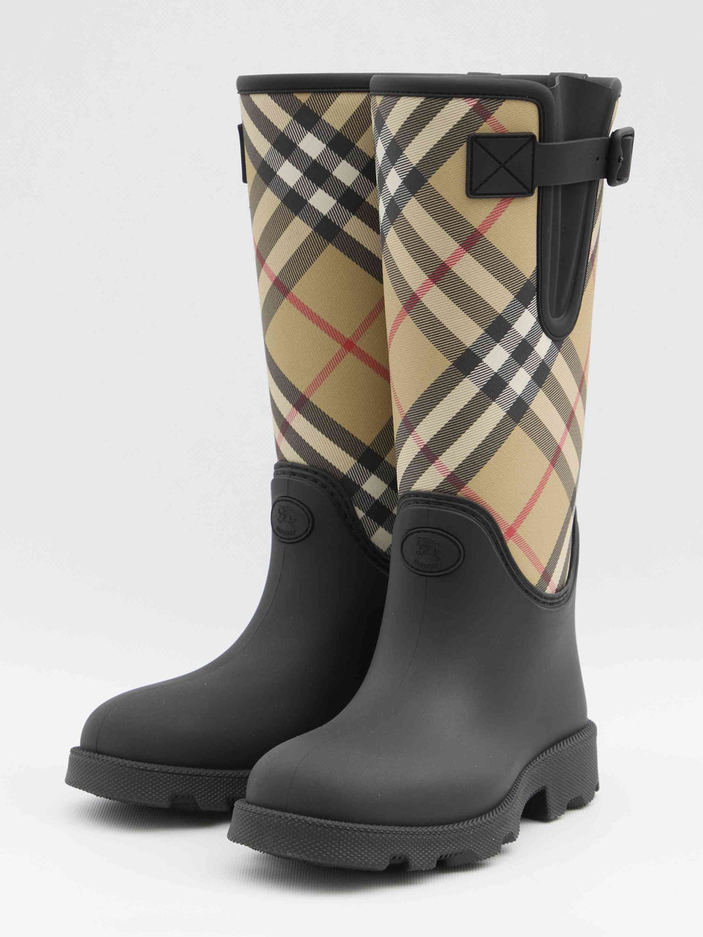 Burberry Women Check Rainboots