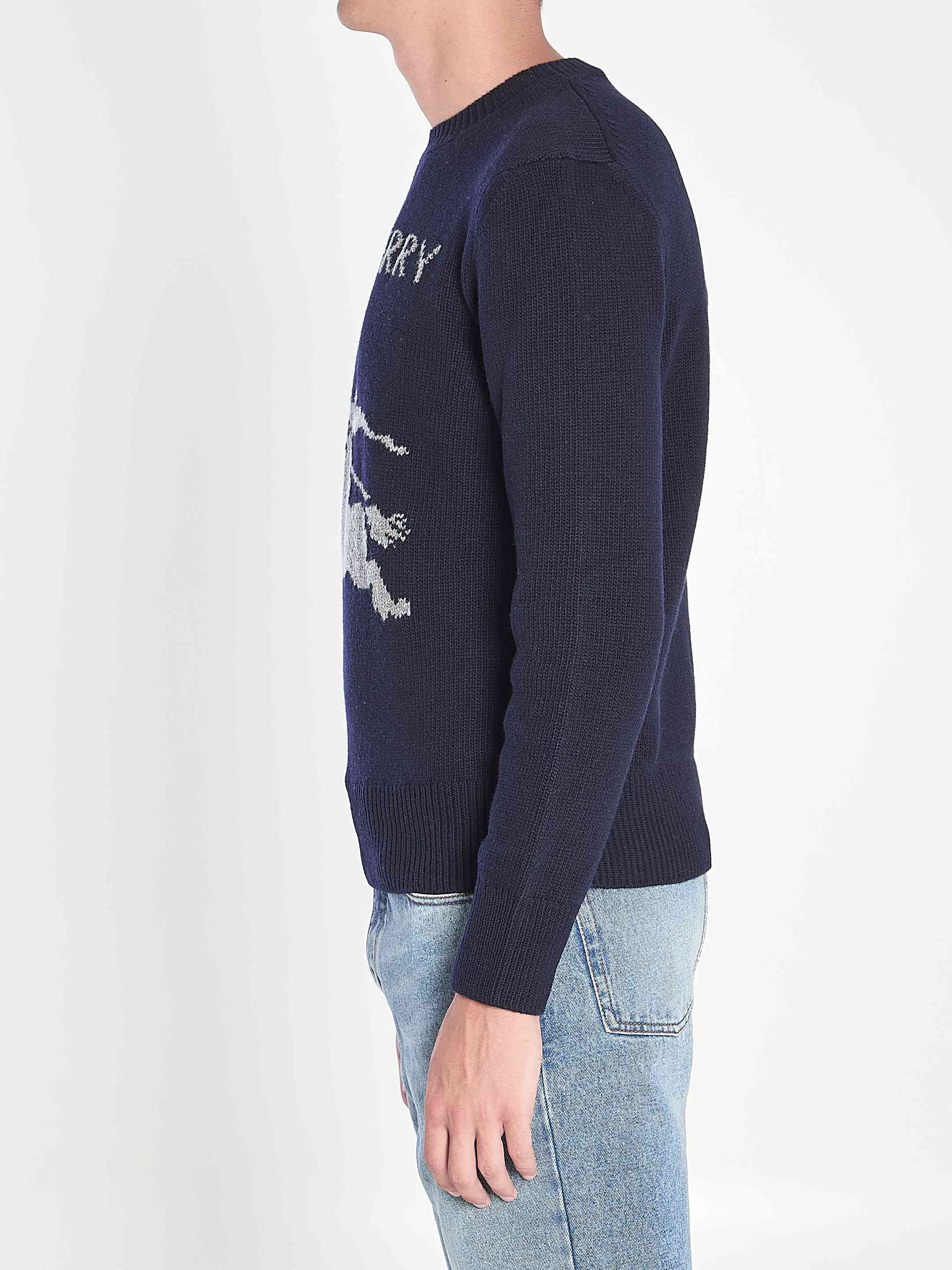 Burberry Men Wool And Cashmere Pullover