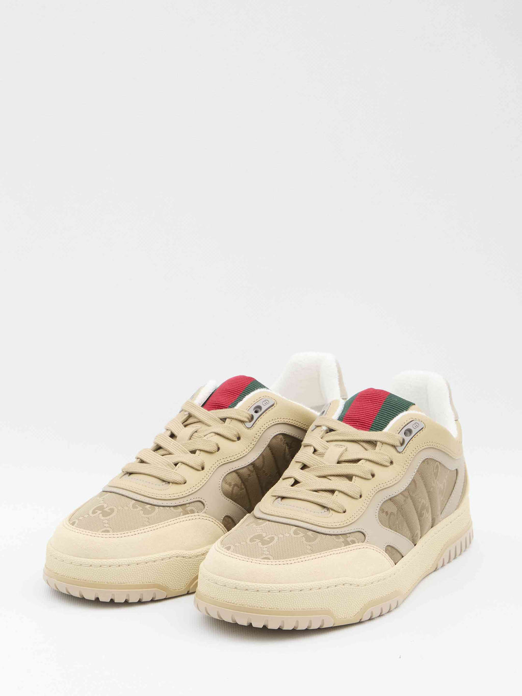 Gucci Men Re-Web Sneakers