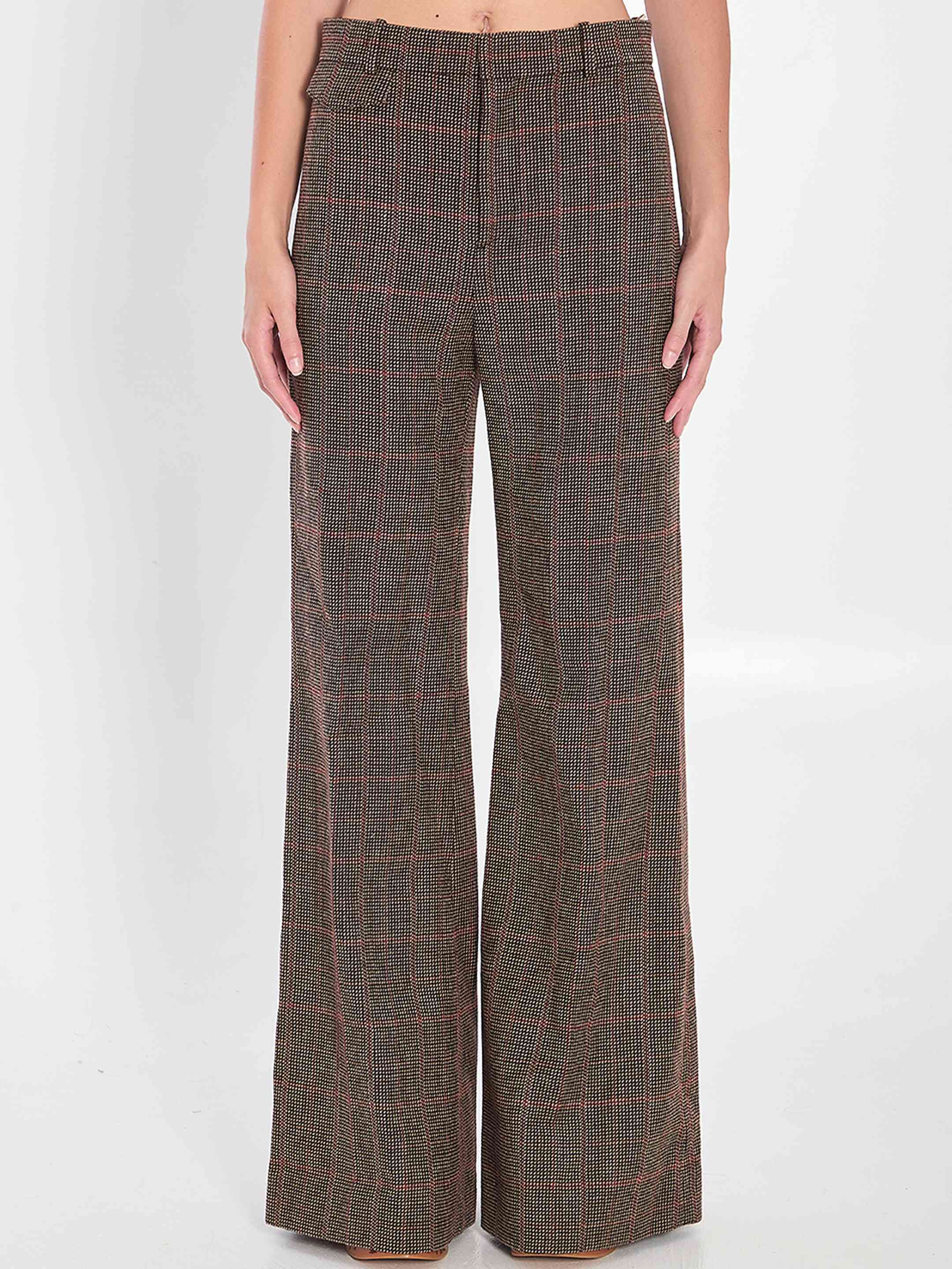 Chloe Women Flared Trousers