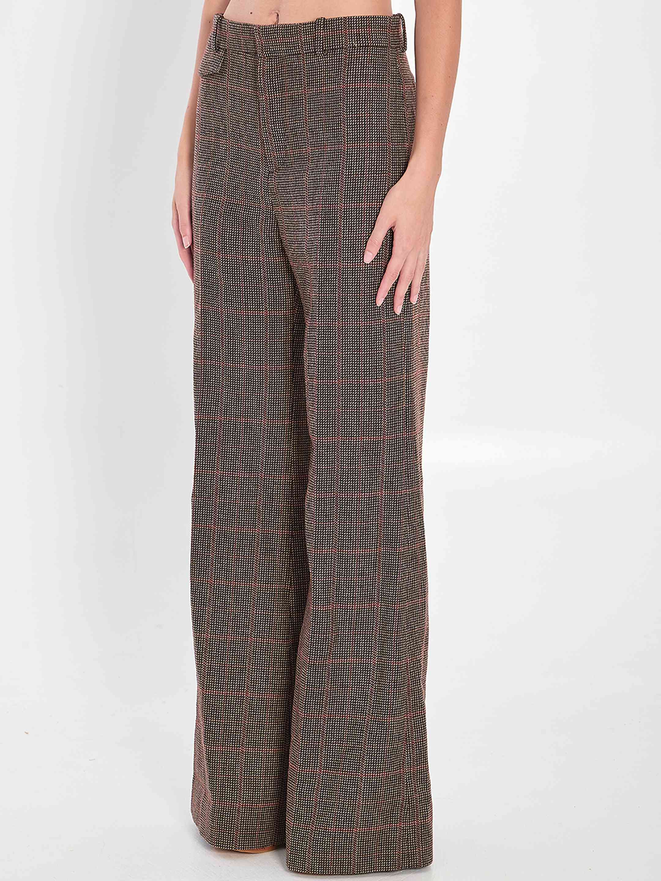 Chloe Women Flared Trousers