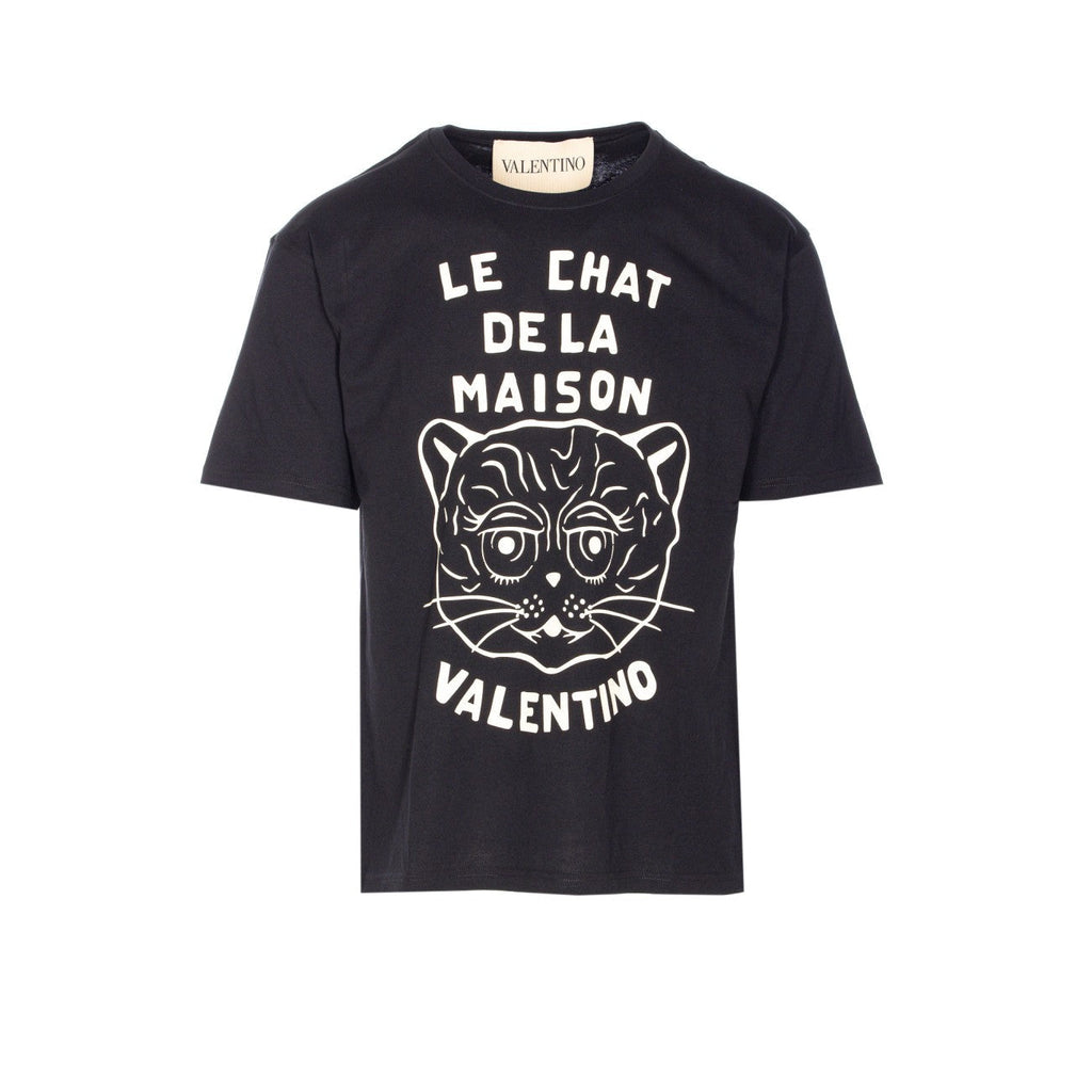 Valentino Garavani Men Le Chat De Maison Patch T-Shirt