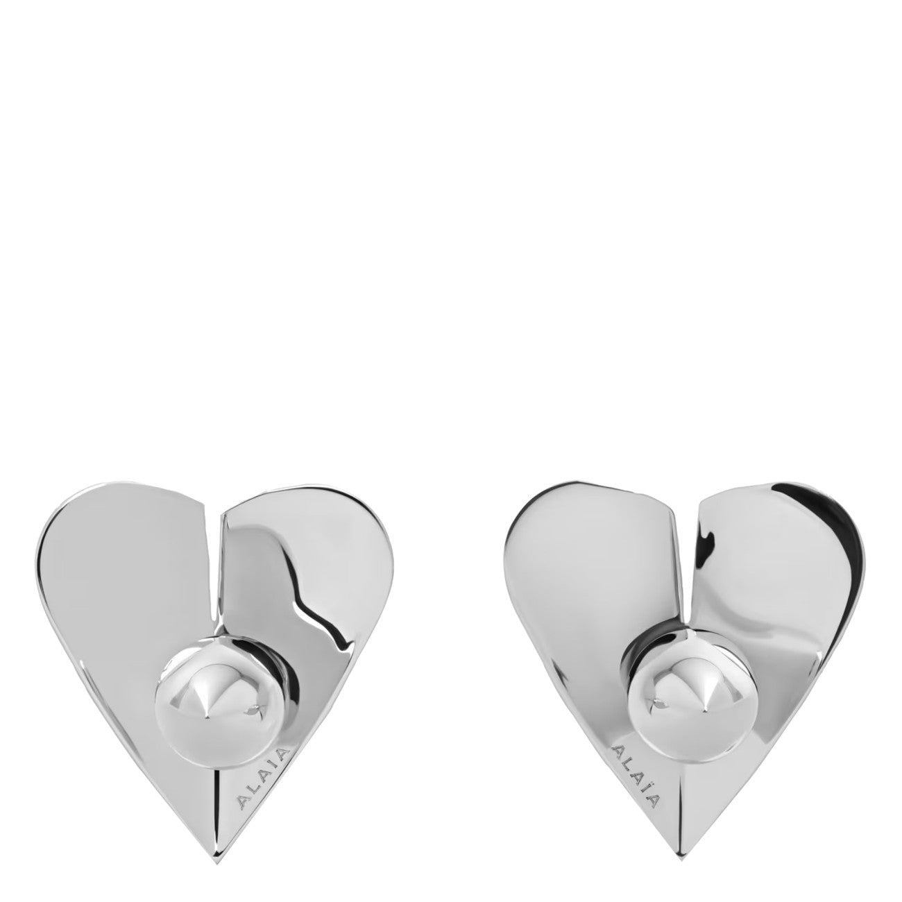 Alaia Women Le Coeur Torn Earrings