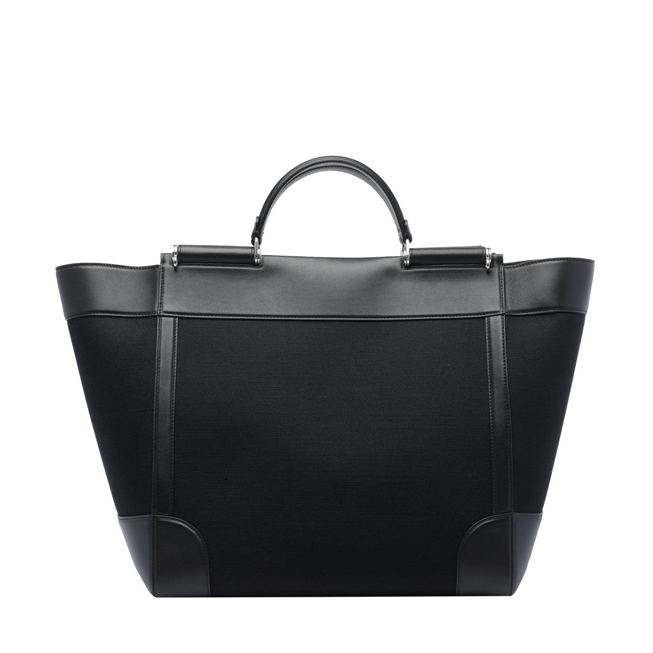 Dolce&Gabbana Men Leather And Panama Bag