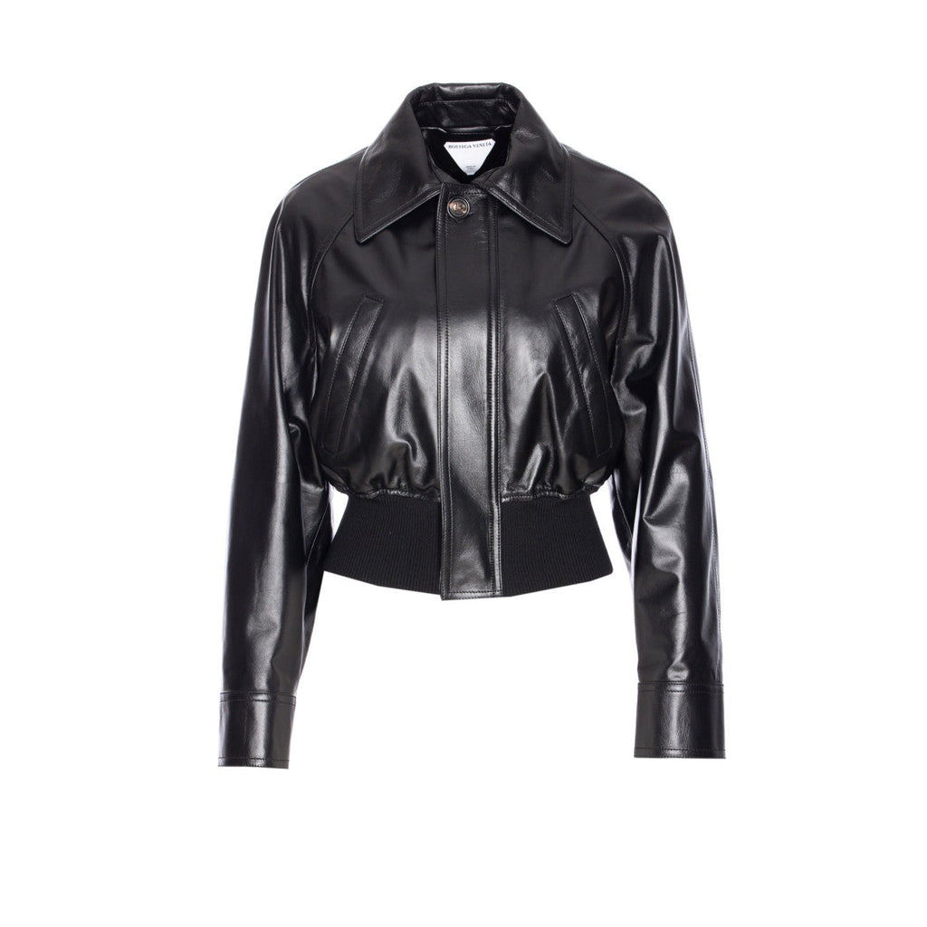 Bottega Veneta Women Light Leather Jacket
