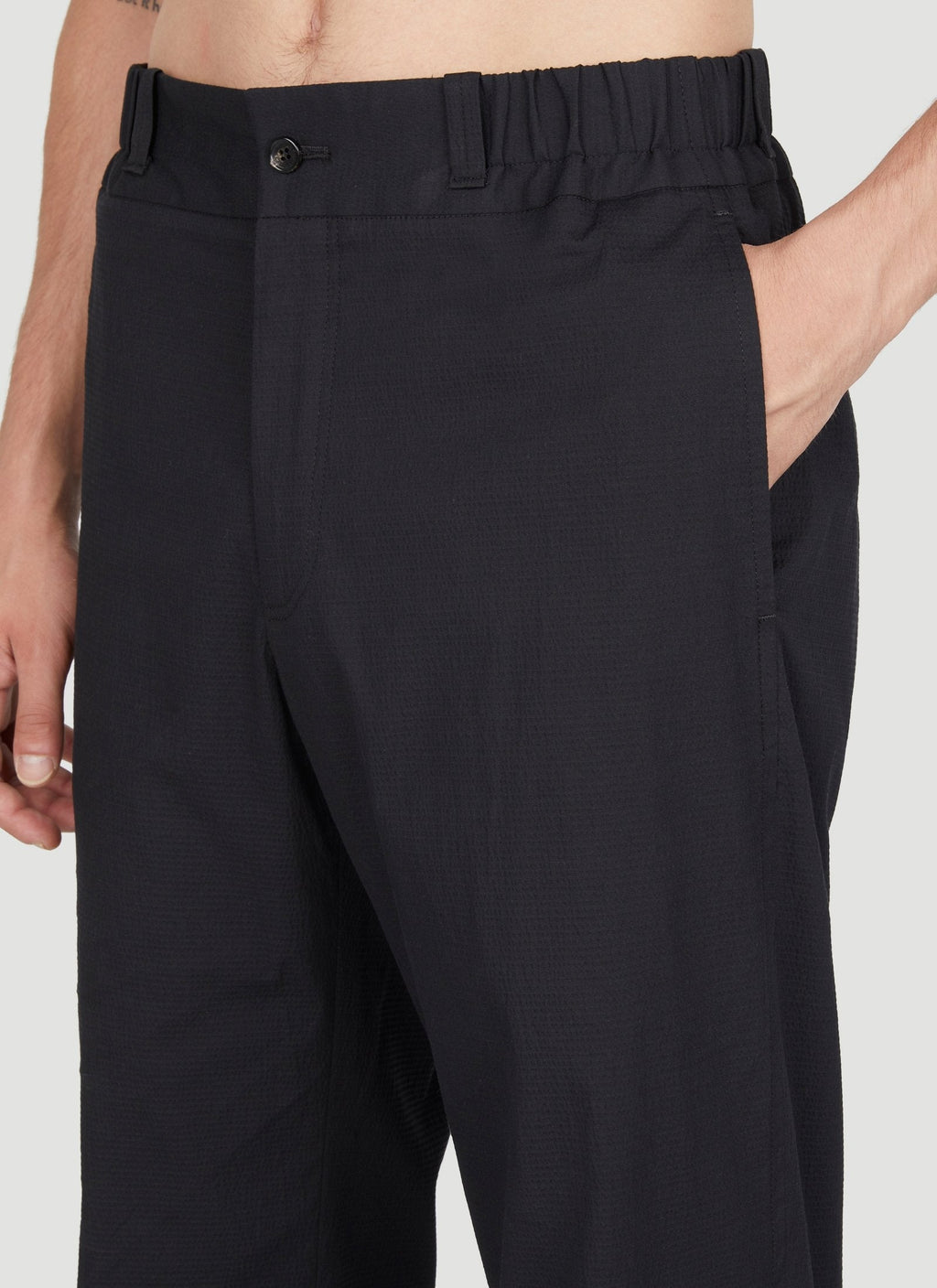 Lanvin Men Elasticated Waistband Suit Pants