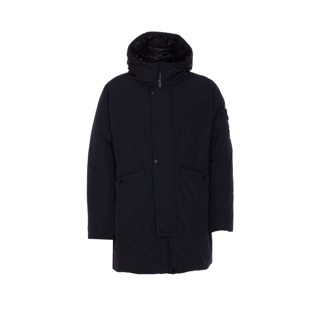 Stone Island Men Logo Micro Twill Down Jacket