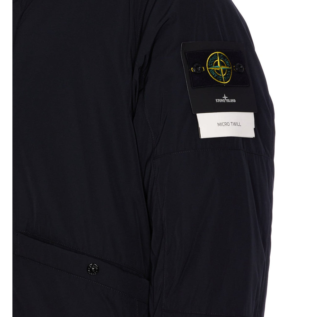 Stone Island Men Logo Micro Twill Down Jacket