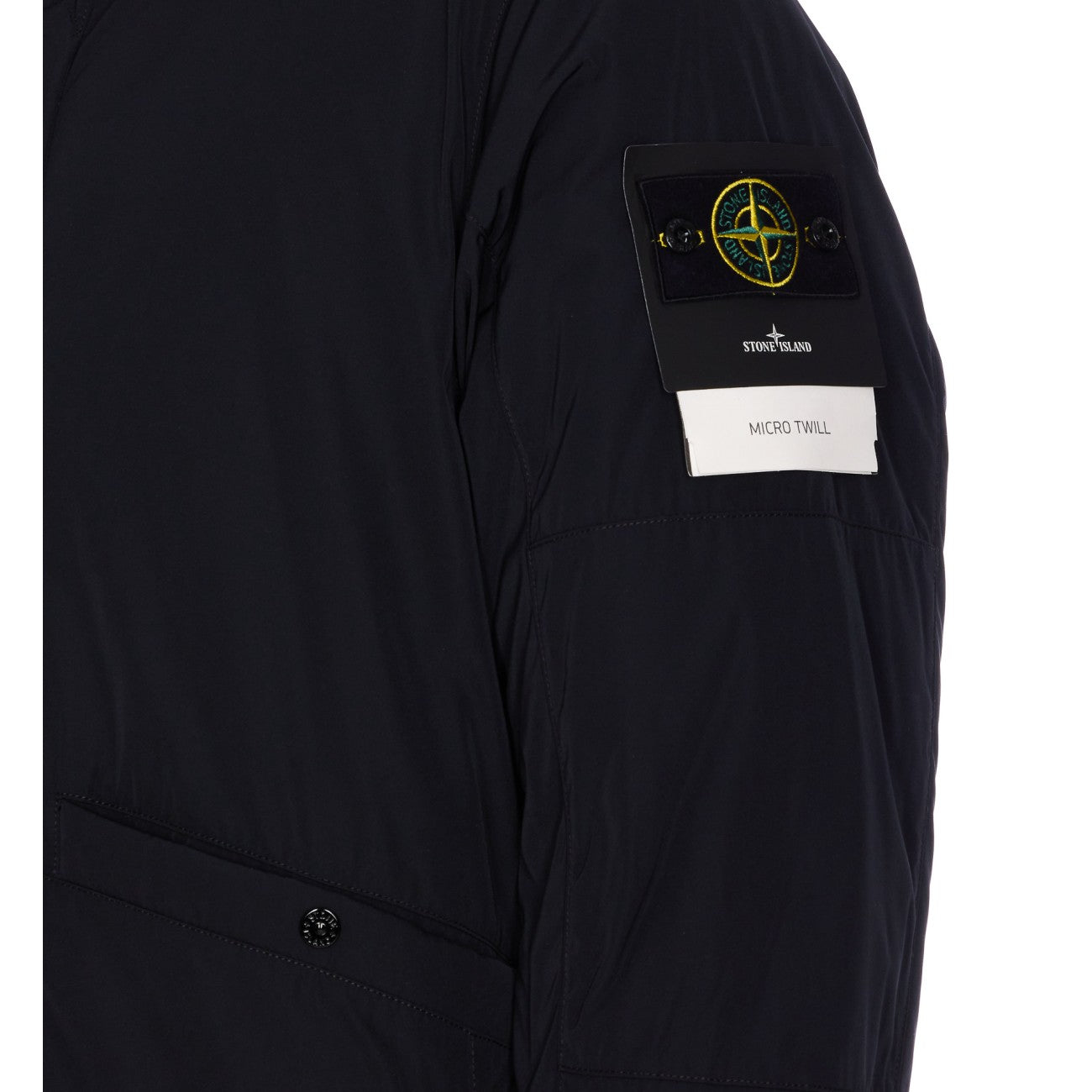 Stone Island Men Logo Micro Twill Down Jacket