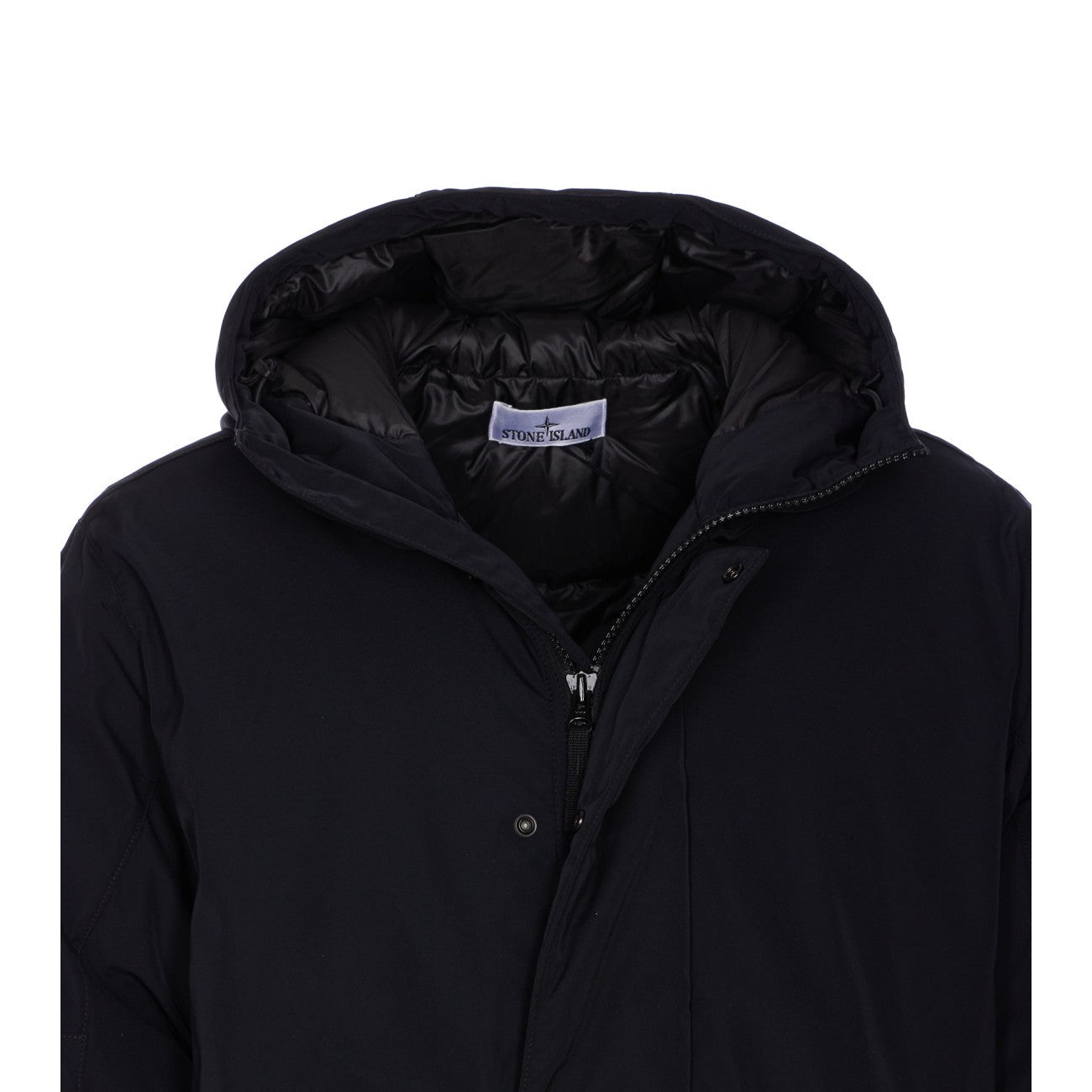 Stone Island Men Logo Micro Twill Down Jacket