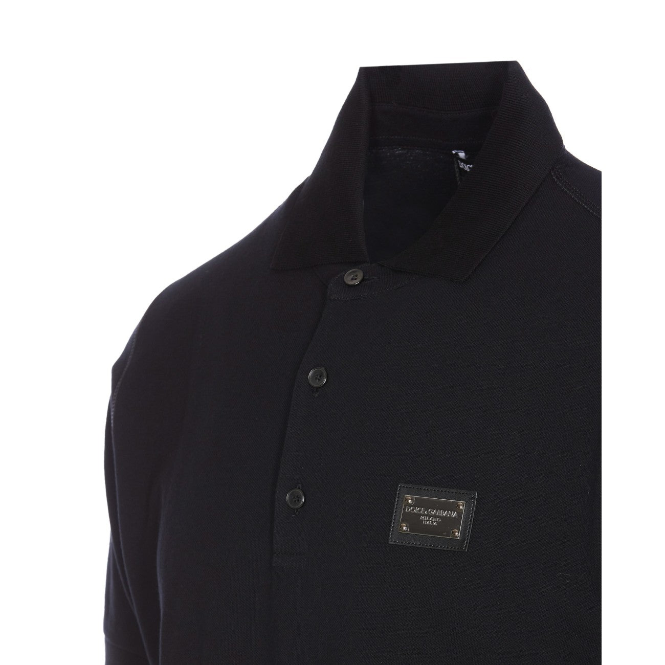 Dolce&Gabbana Men Logo Plaque Piquet Polo