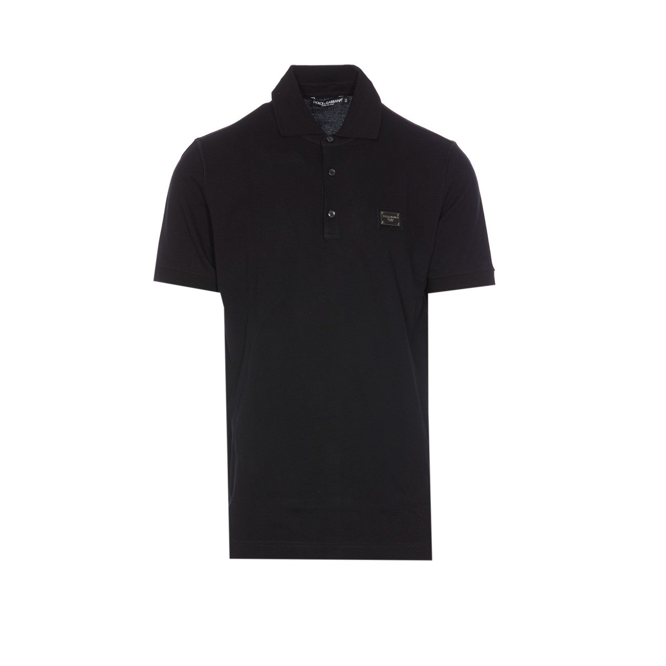 Dolce&Gabbana Men Logo Plaque Piquet Polo