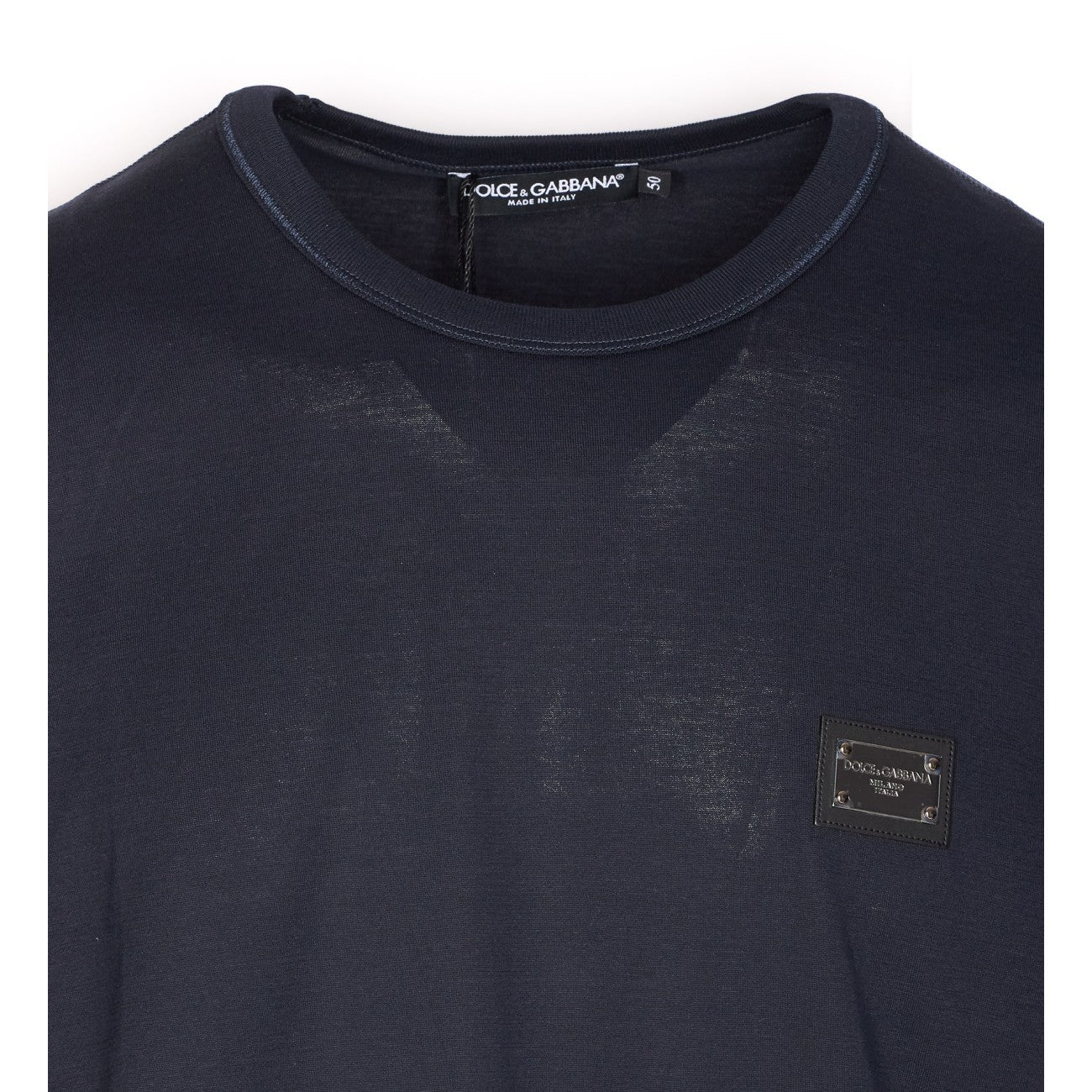 Dolce&Gabbana Men Logo Plaque T-Shirt
