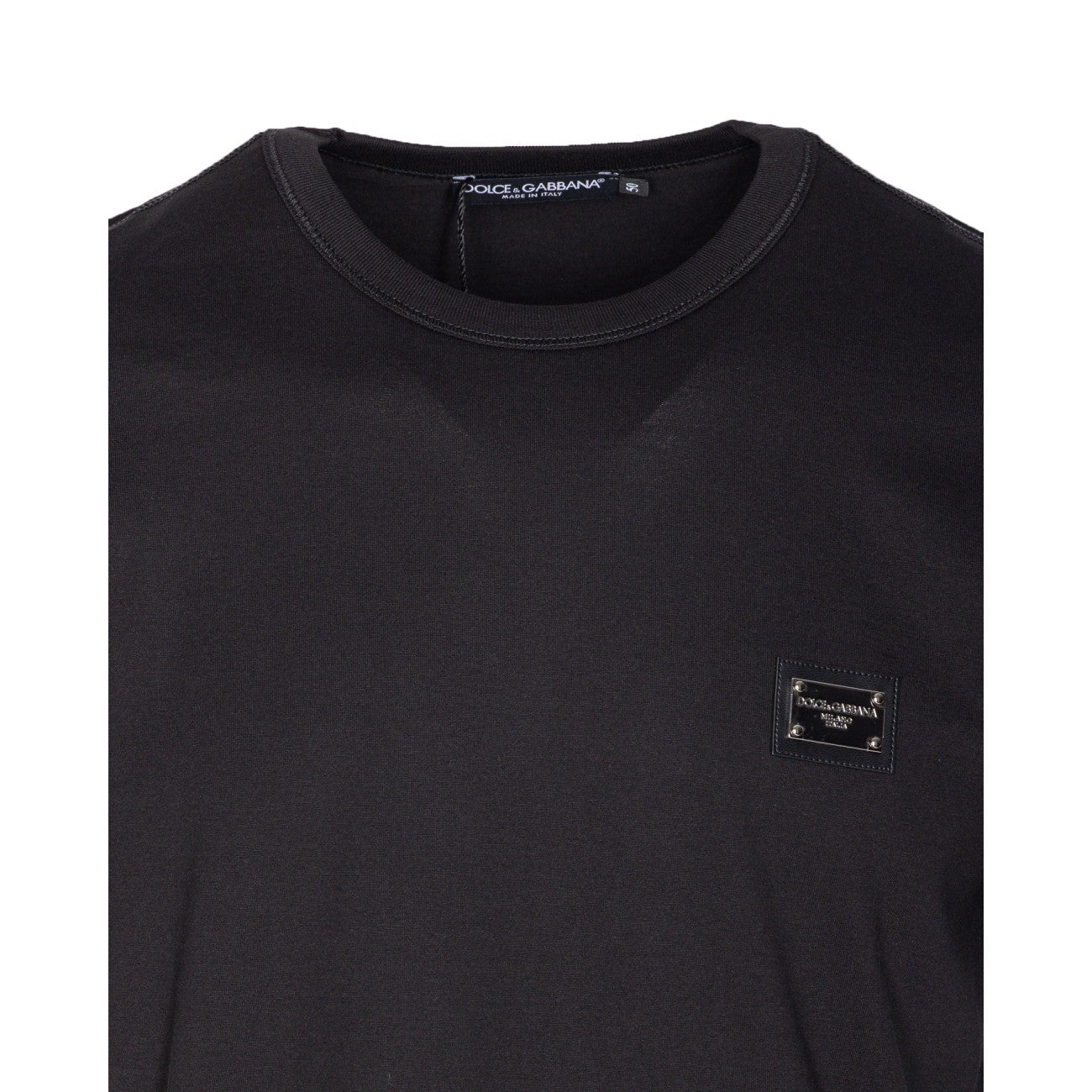 Dolce&Gabbana Men Logo Plaque T-Shirt