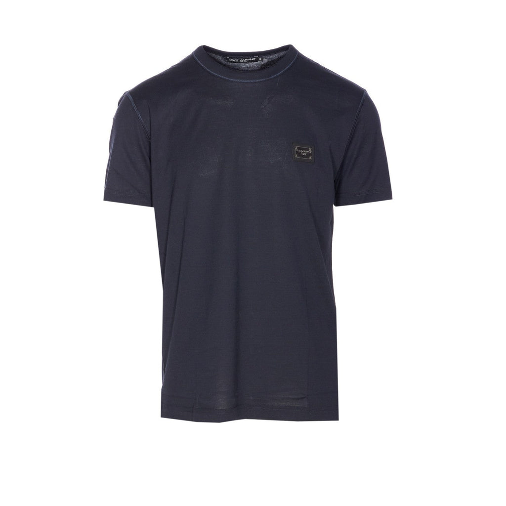 Dolce&Gabbana Men Logo Plaque T-Shirt