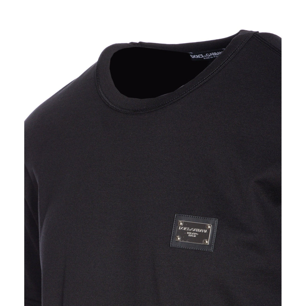 Dolce&Gabbana Men Logo Plaque T-Shirt