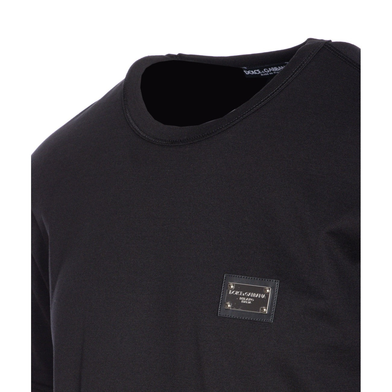 Dolce&Gabbana Men Logo Plaque T-Shirt