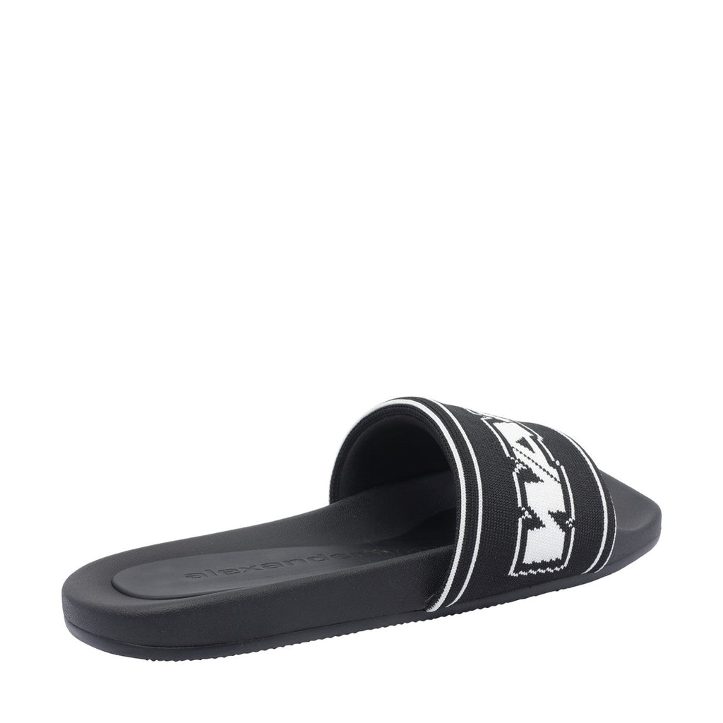 Alexander Wang Women Logo Pool Slides