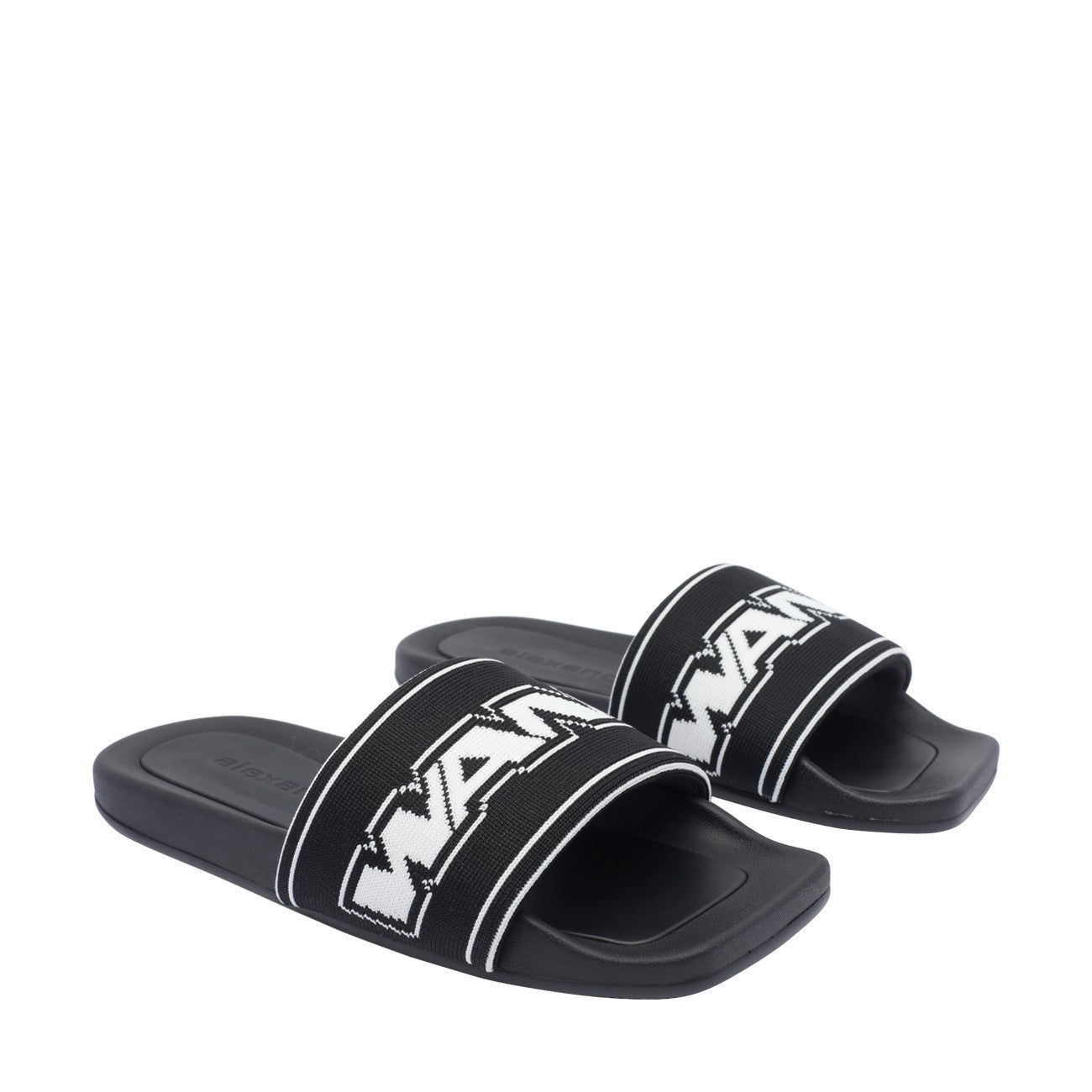 Alexander Wang Women Logo Pool Slides