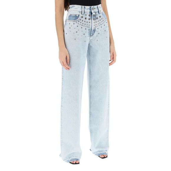 Alessandra Rich Women Jeans With Studs
