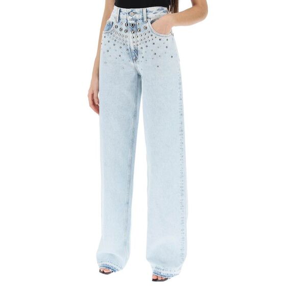 Alessandra Rich Women Jeans With Studs