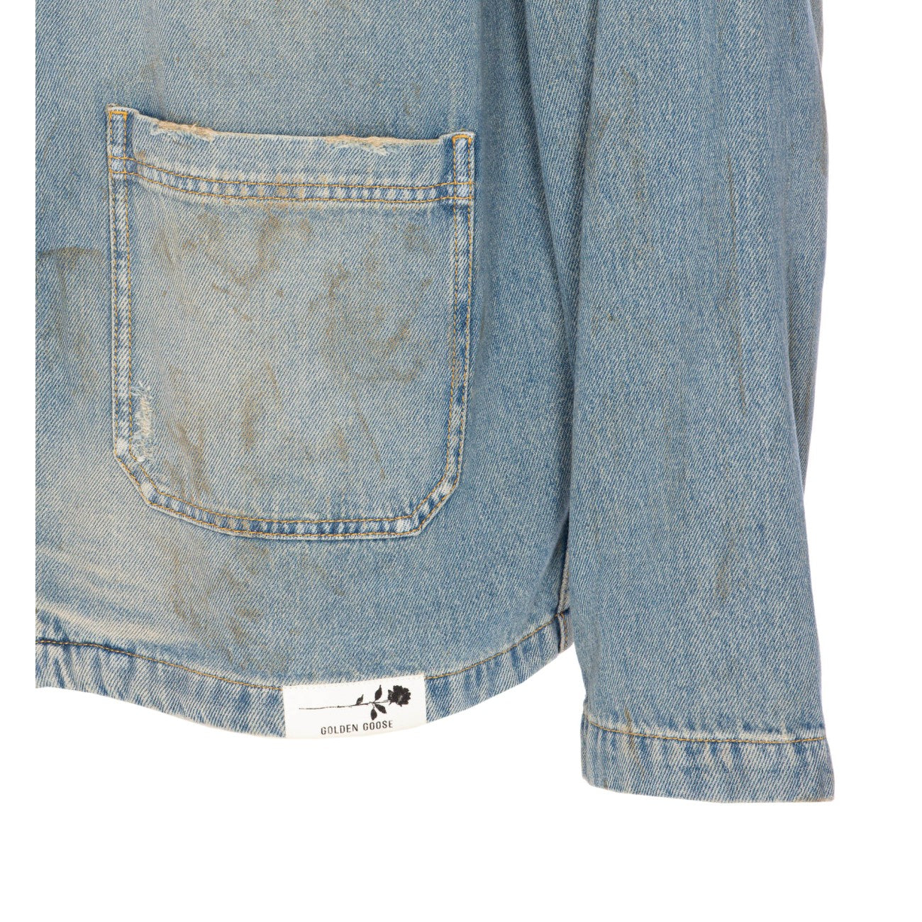 Golden Goose Men Mackenzie Work Denim Jacket