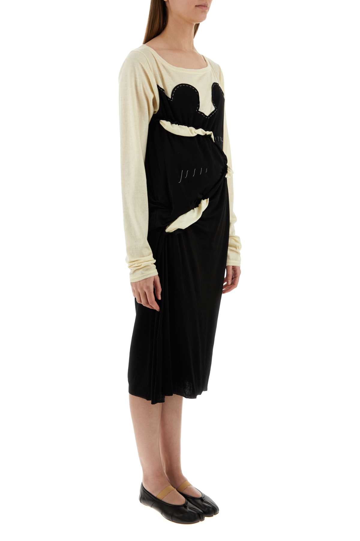 Maison Margiela Women Two - Tone Jersey Dress - EZE Fashion®