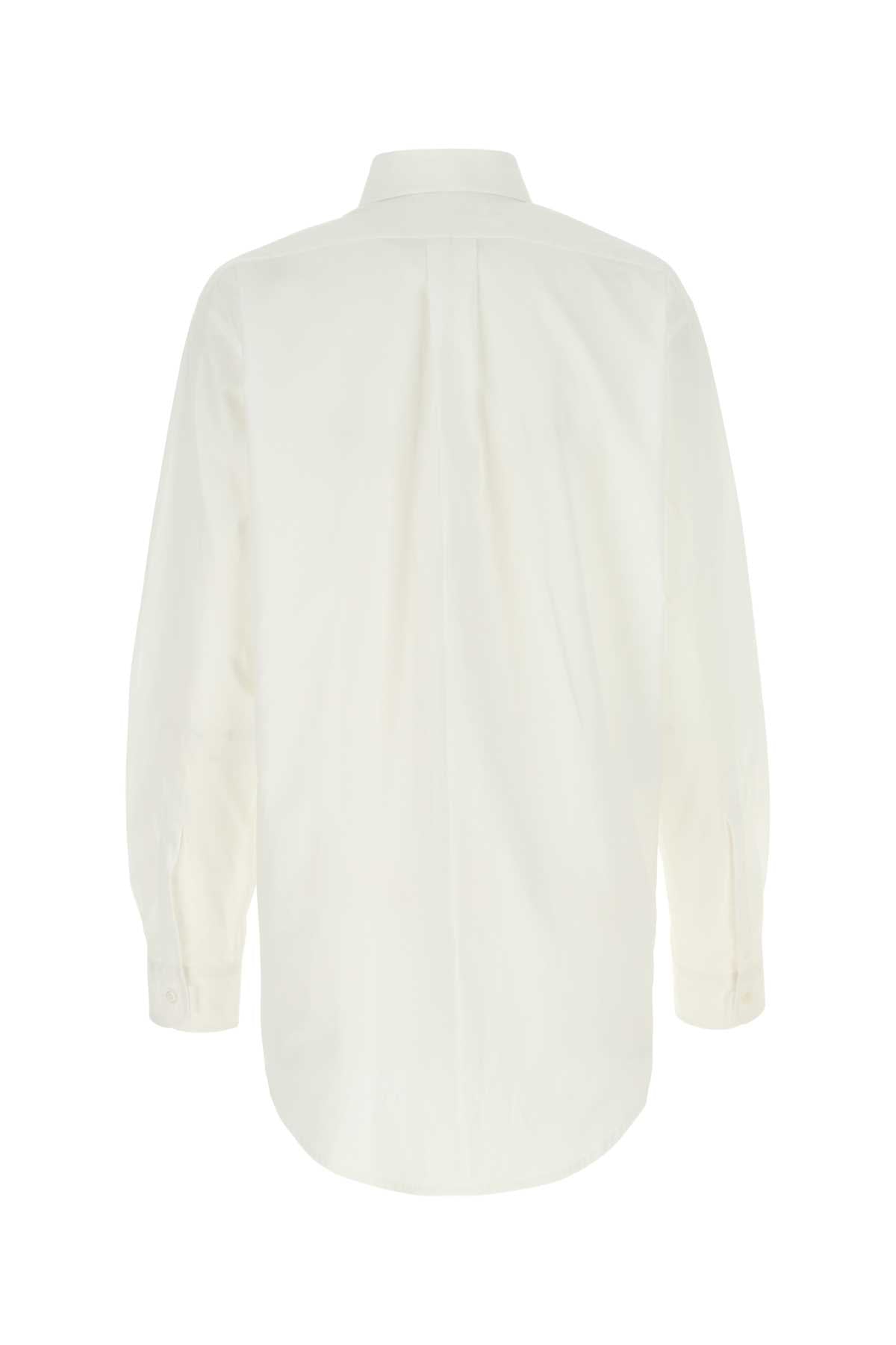 Maison Margiela Women White Poplin Shirt - EZE Fashion®