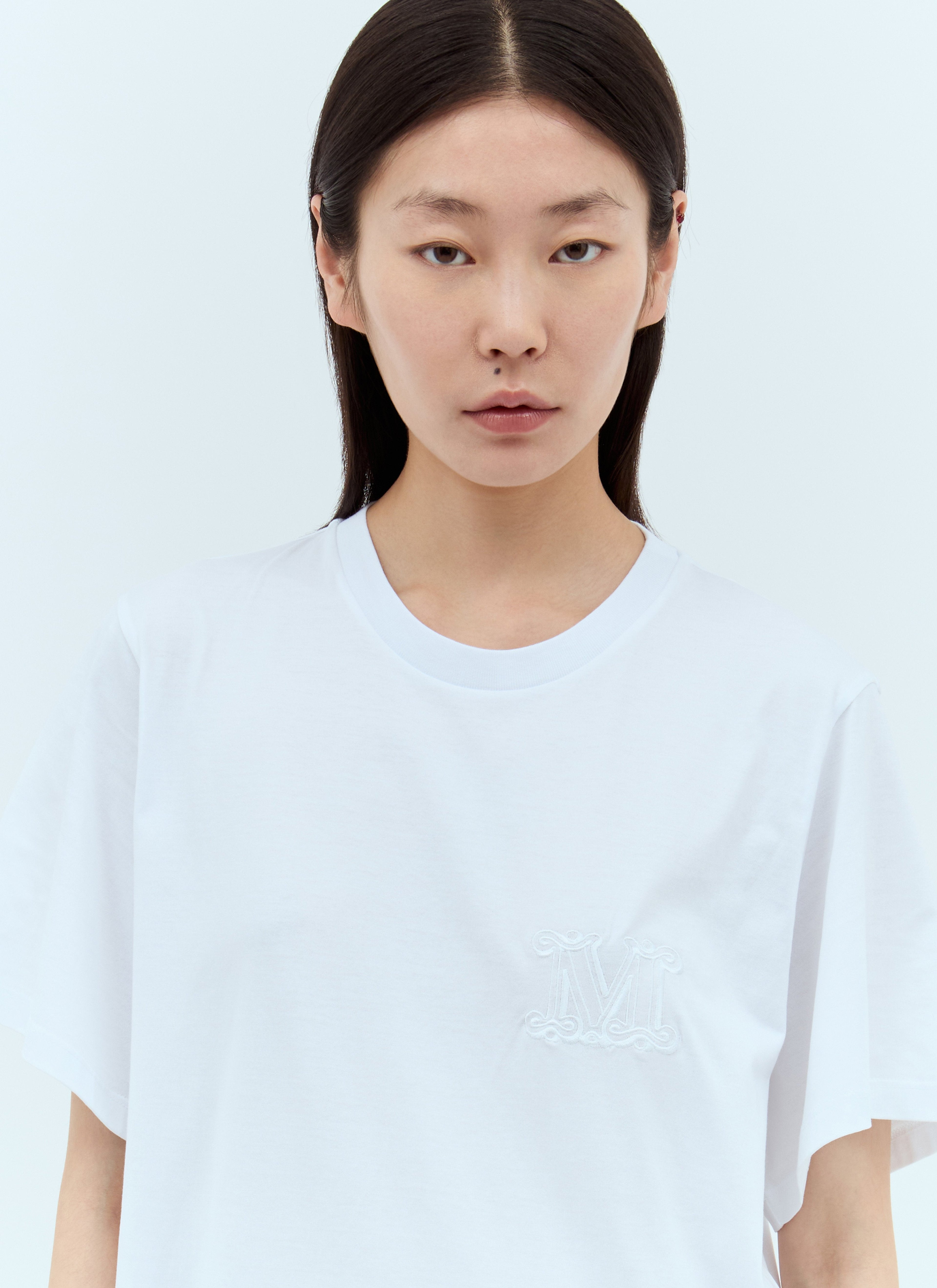 Max Mara Women Logo Embroidery T-Shirt