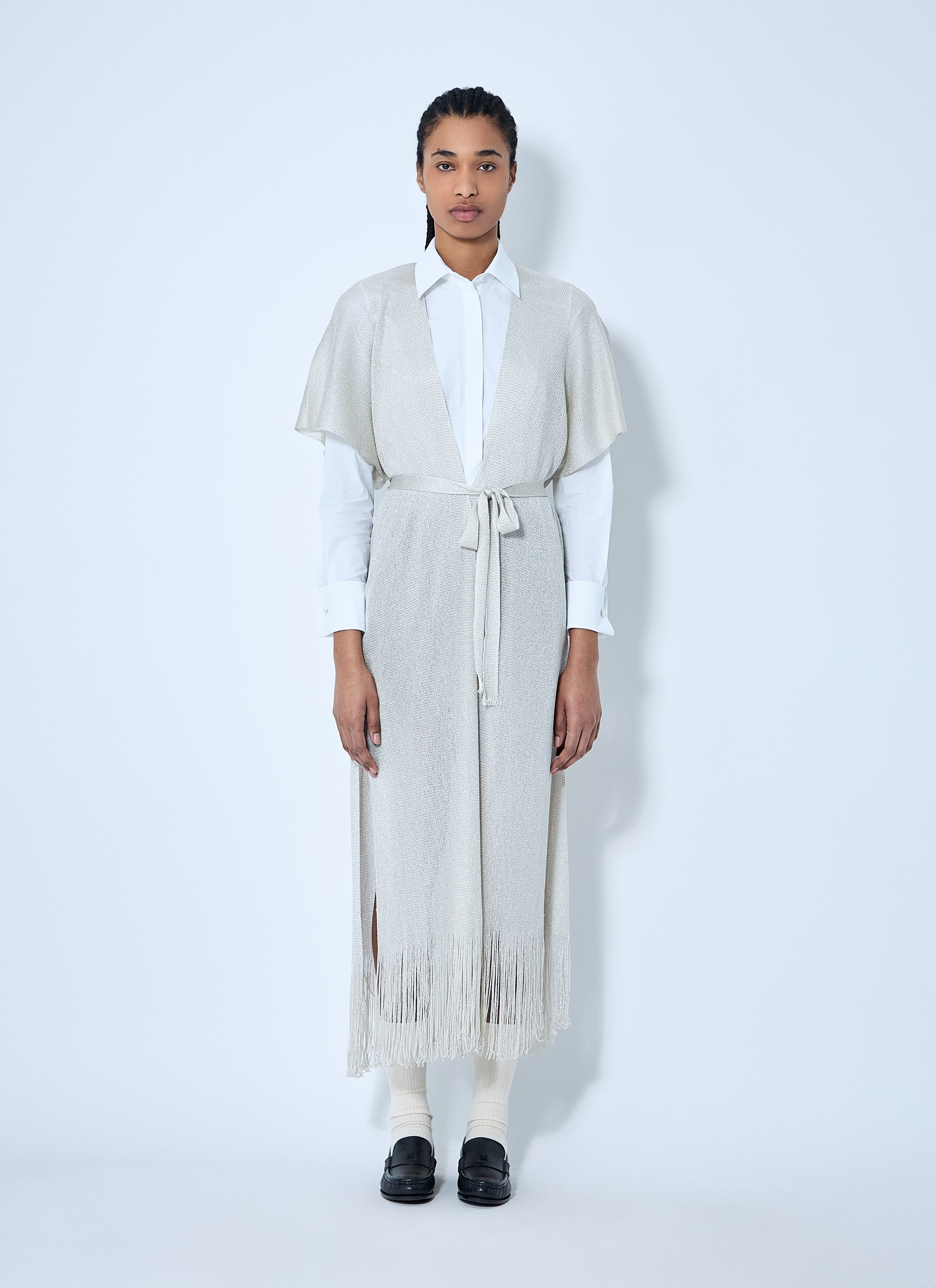 Max Mara Women Belted Knit Cardigan