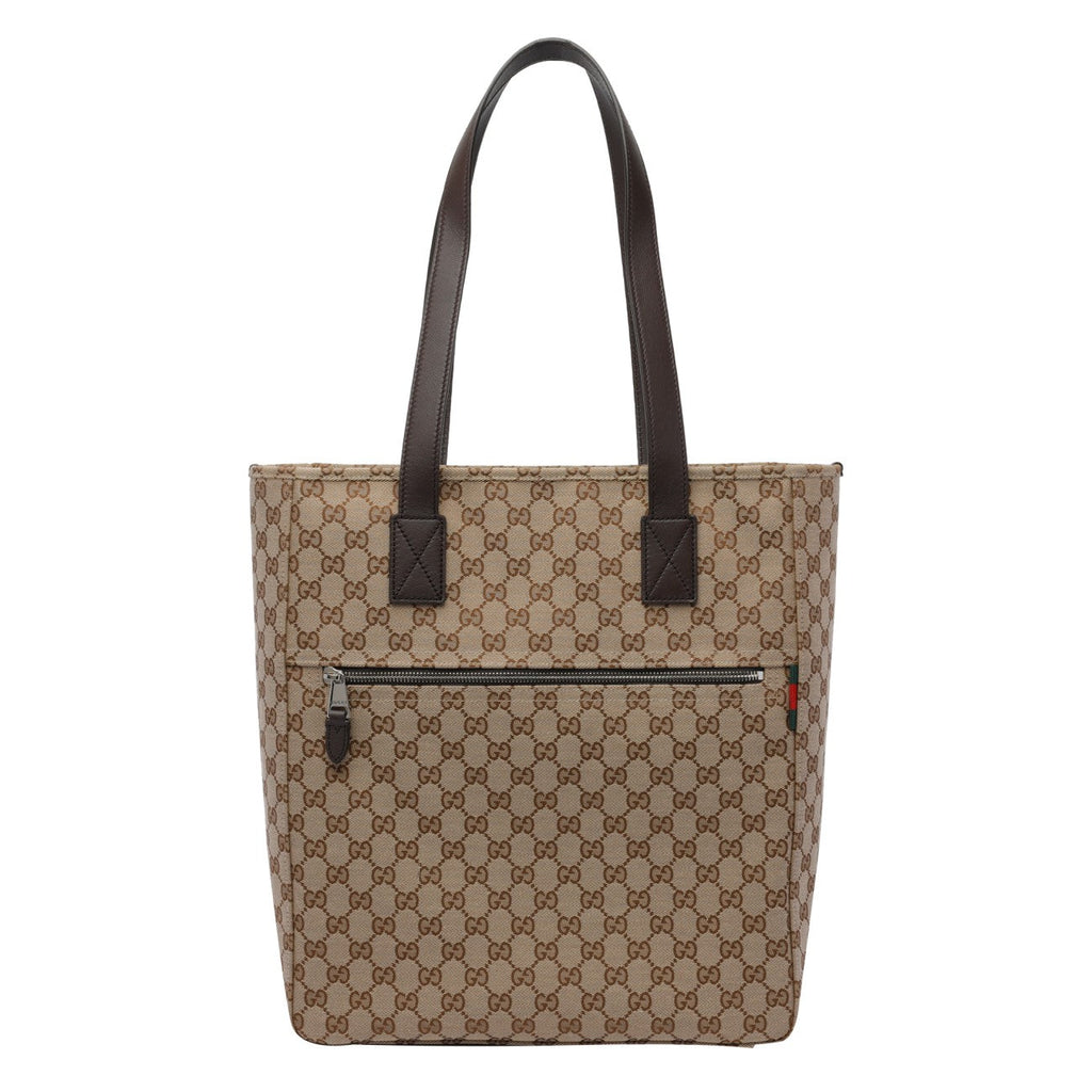 Gucci Men Medium Gg Canvas Shopping Bag