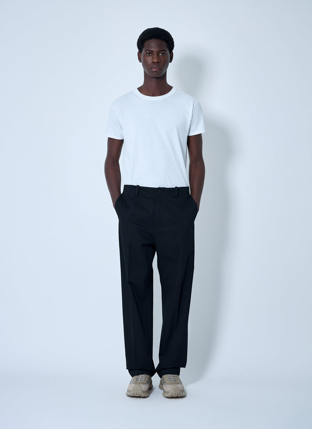 Moncler X Frgmt Hiroshi Fujiwara Men Logo Print Pants