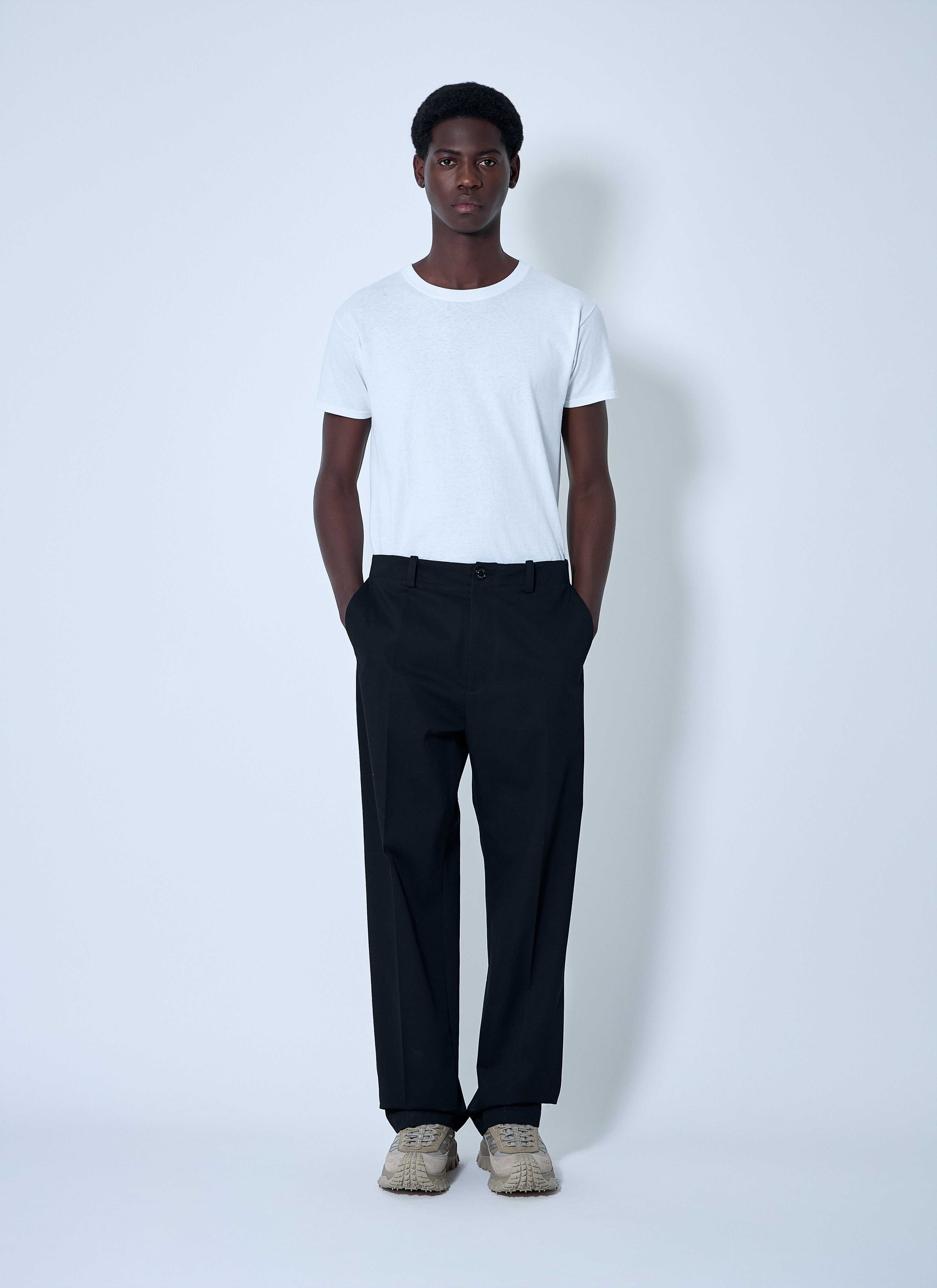 Moncler X Frgmt Hiroshi Fujiwara Men Logo Print Pants