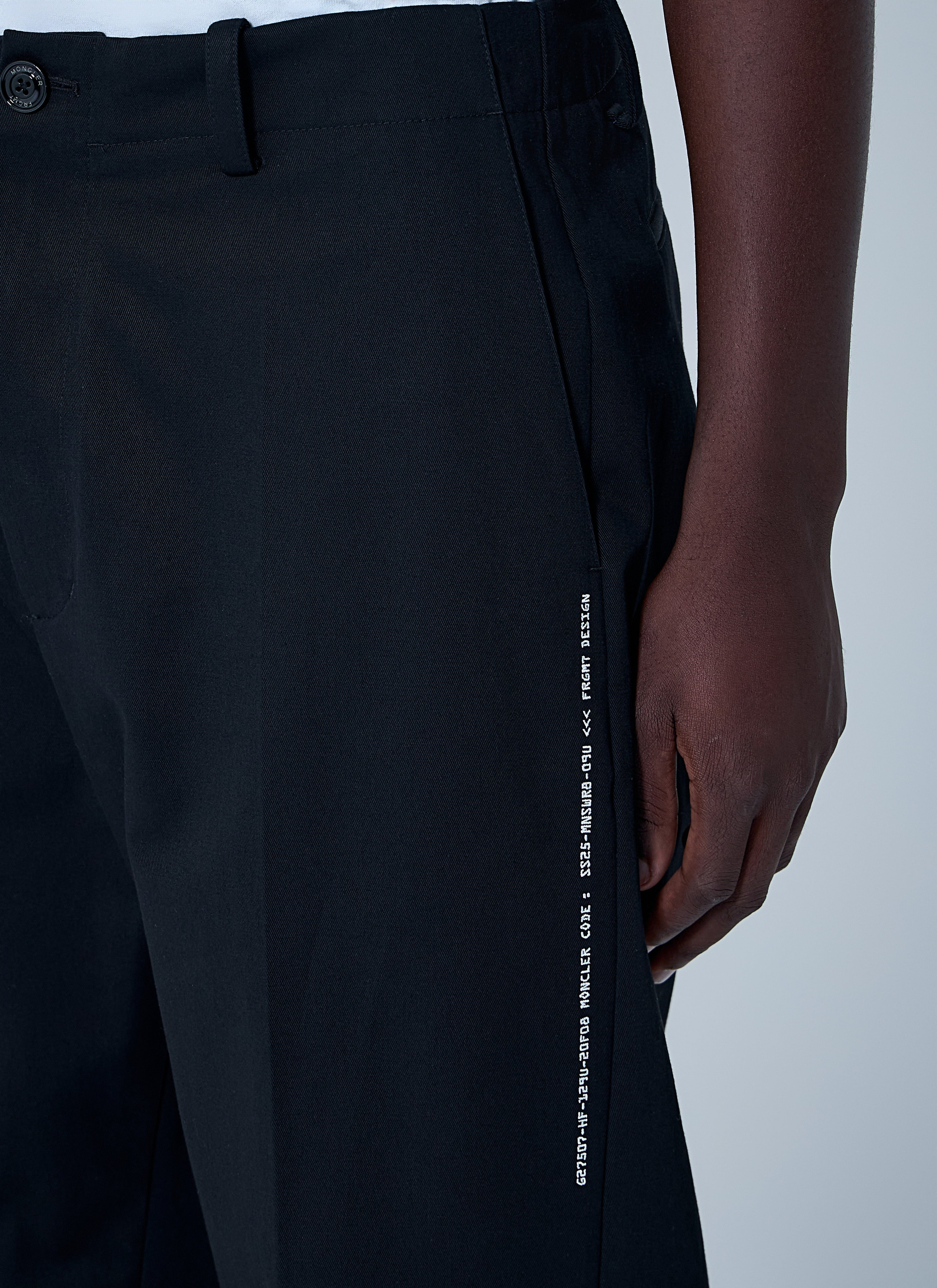 Moncler X Frgmt Hiroshi Fujiwara Men Logo Print Pants