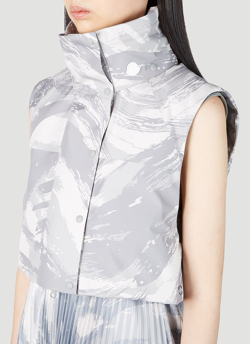 4 Moncler Hyke Women Vanilis Gilet Jacket