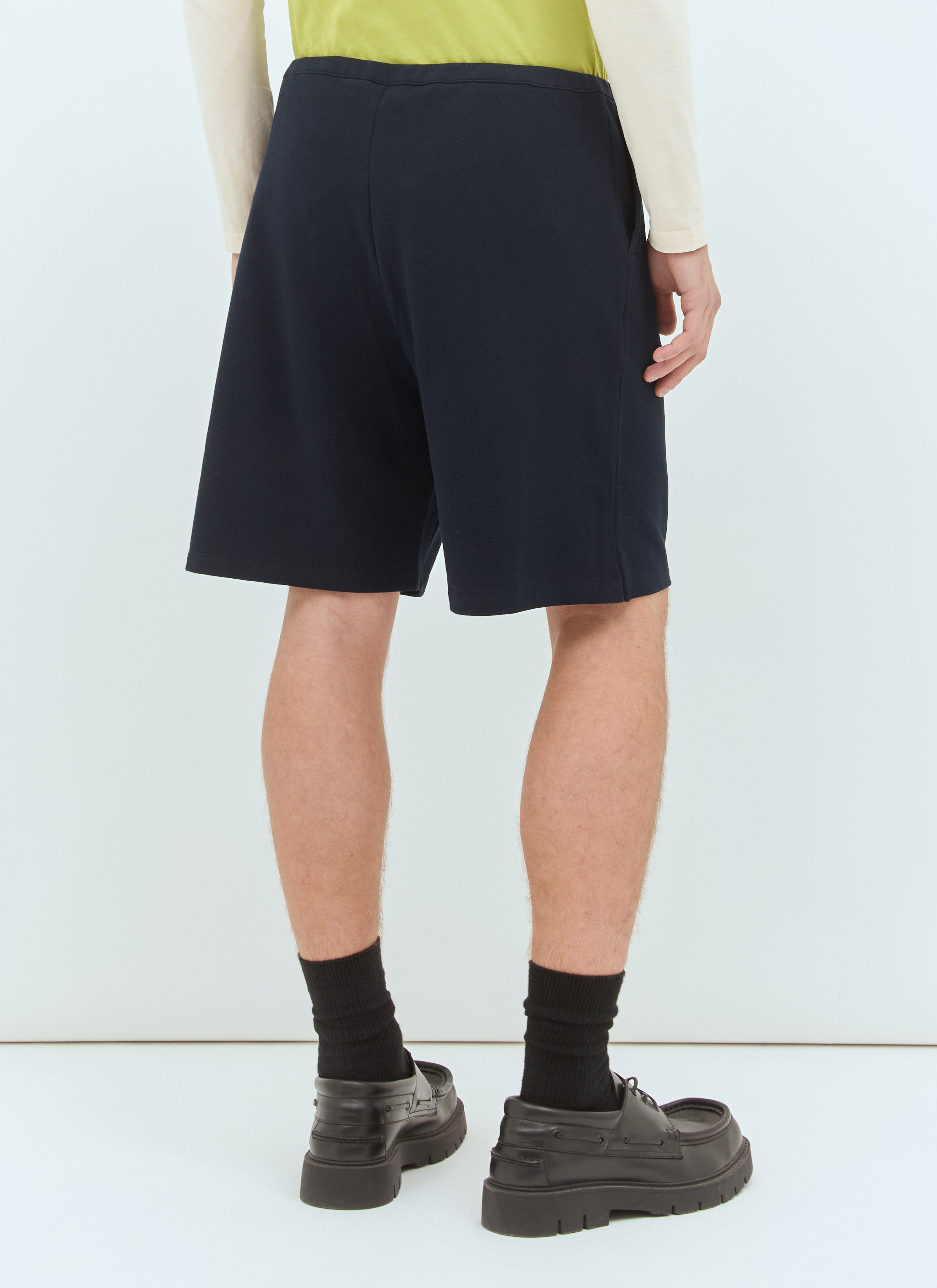 Miu Miu Men Cotton Piquet Shorts