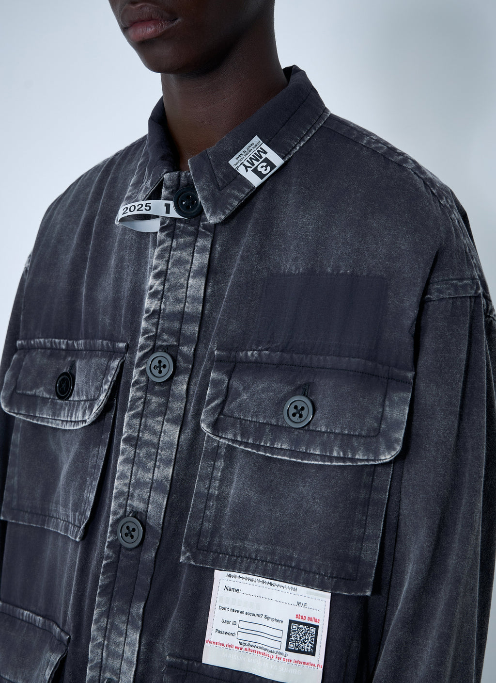 Maison Mihara Yasuhiro Men Ameteur Sewn Miltary Shirt