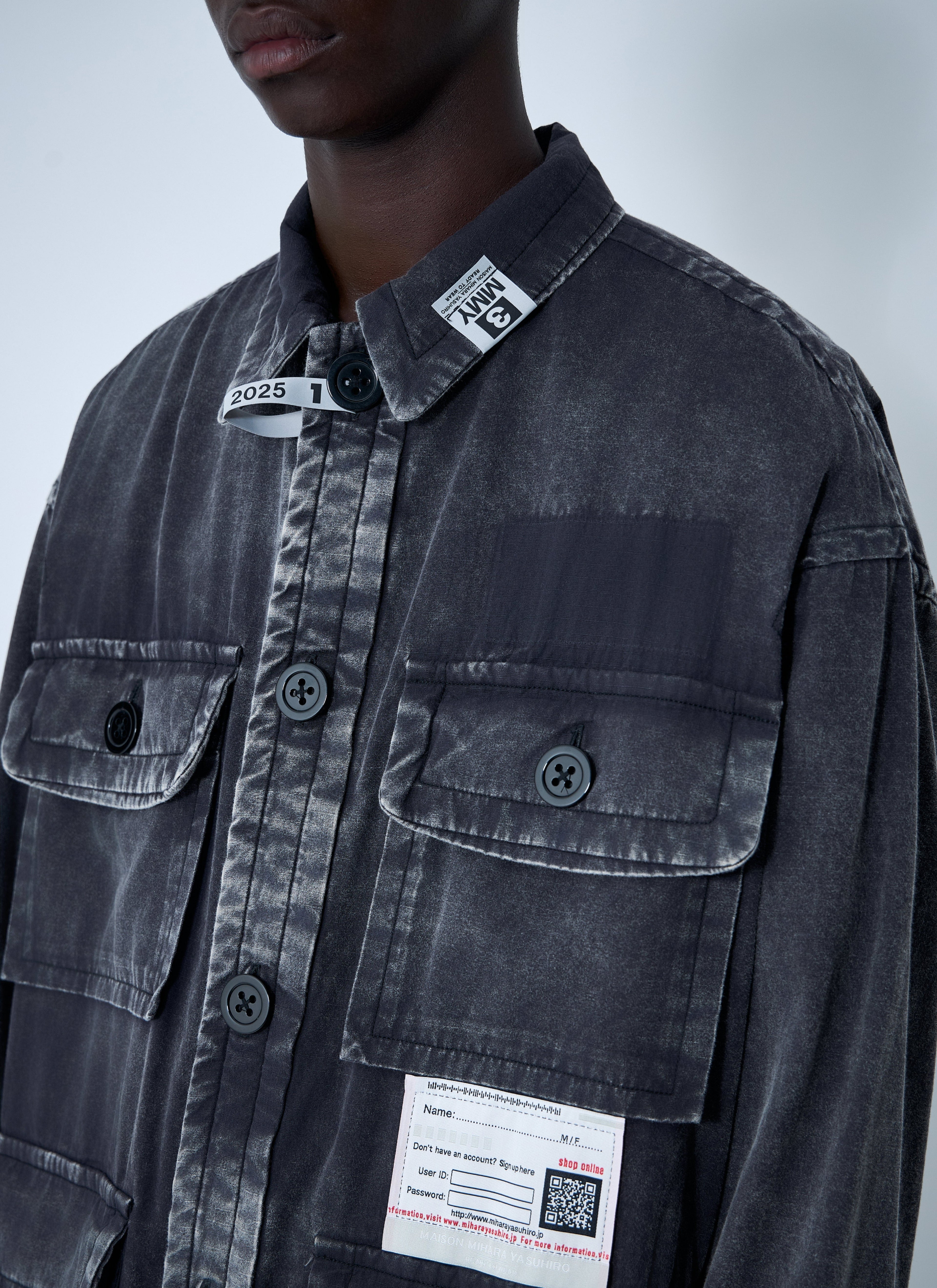 Maison Mihara Yasuhiro Men Ameteur Sewn Miltary Shirt