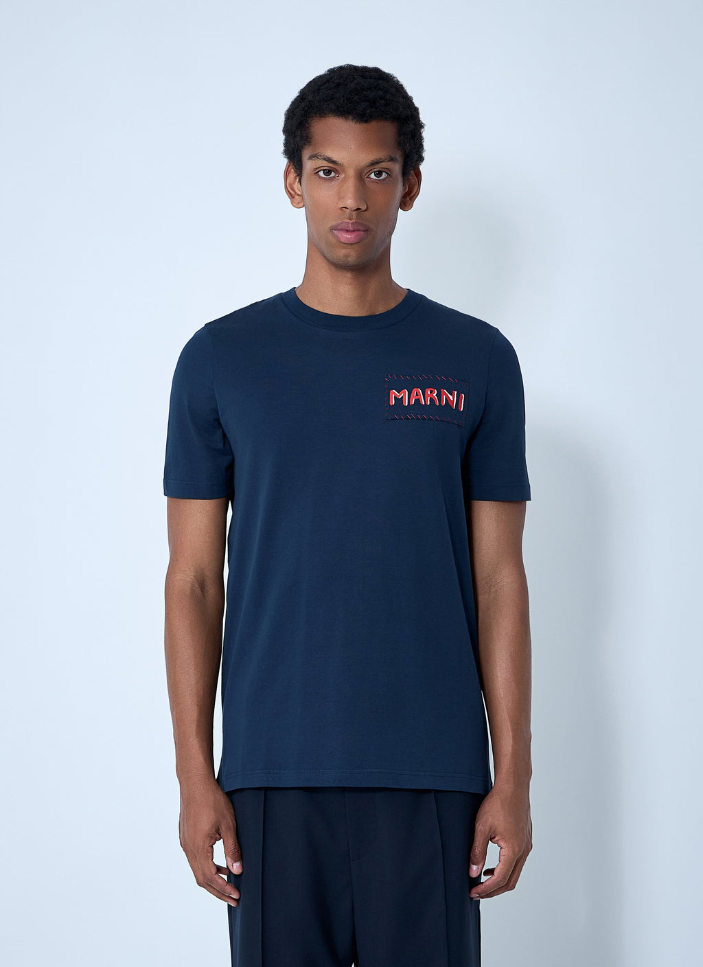 Marni Men Logo Motif T-Shirt
