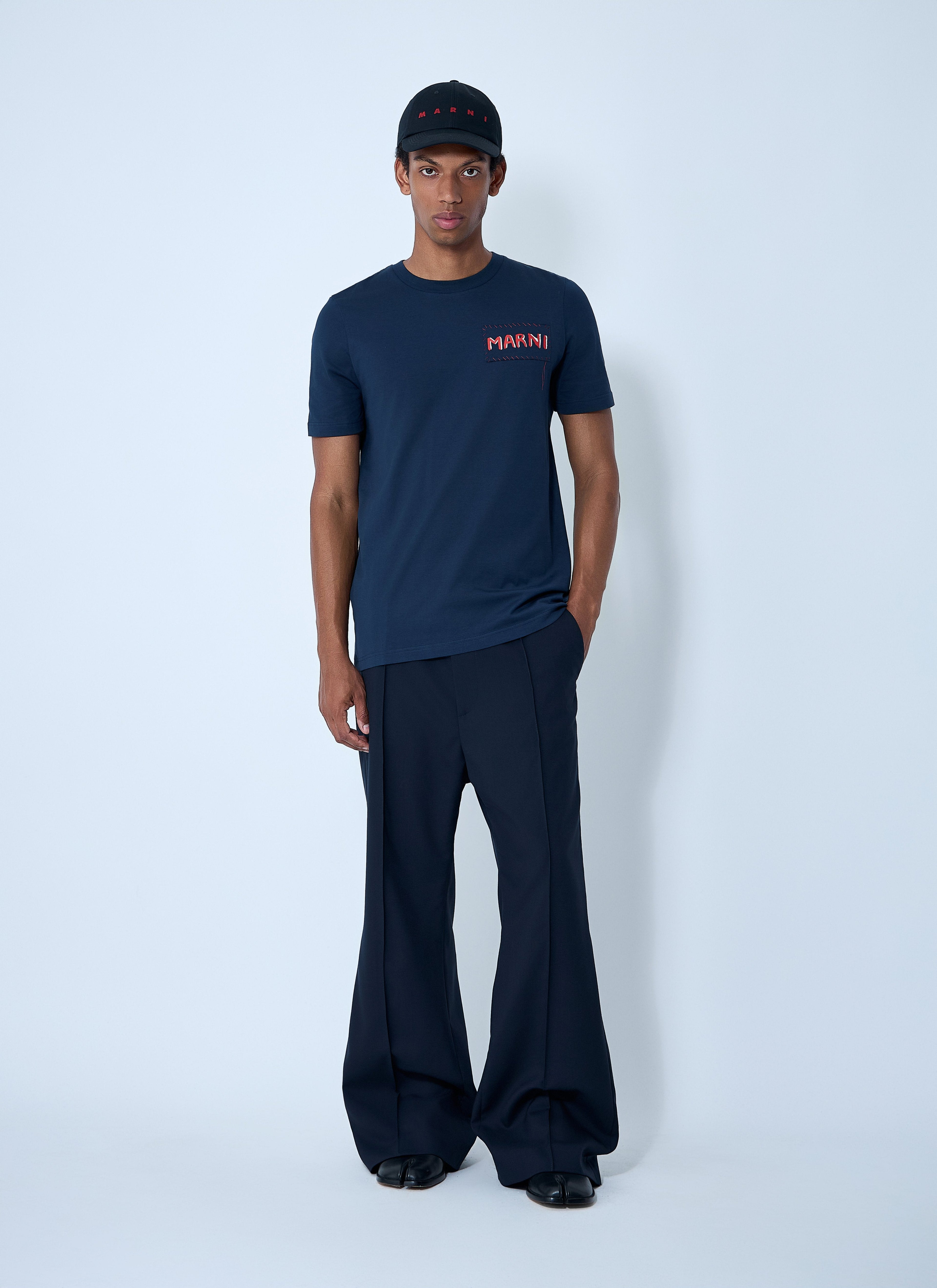 Marni Men Logo Motif T-Shirt