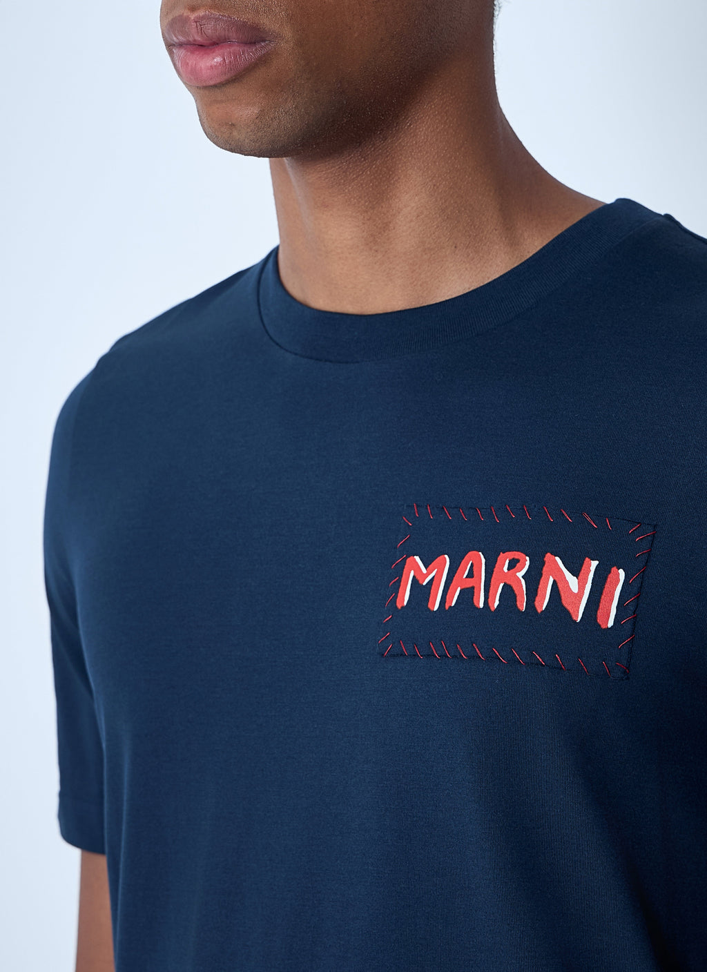 Marni Men Logo Motif T-Shirt