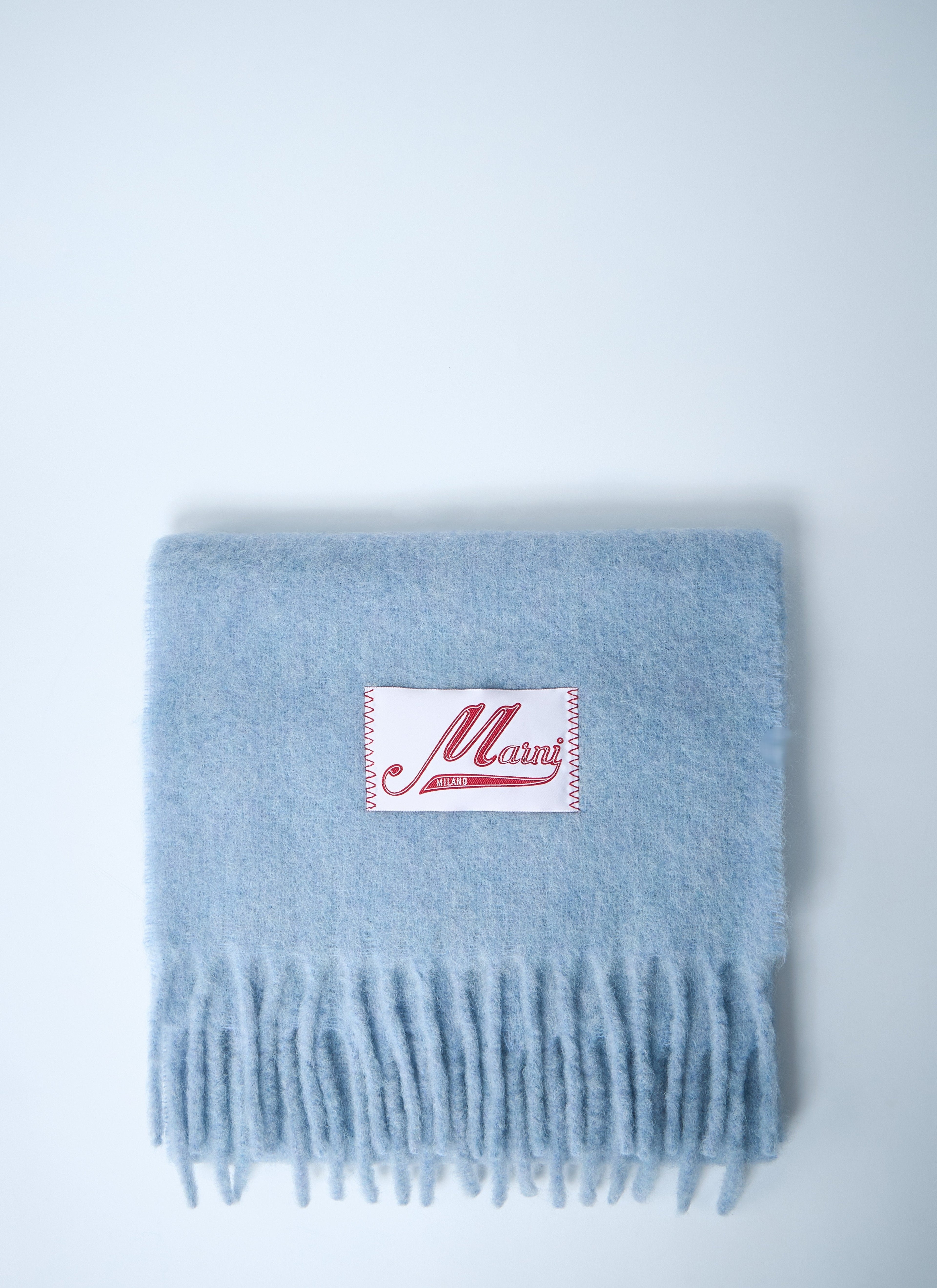 Marni Women Fringed Wool Scarf