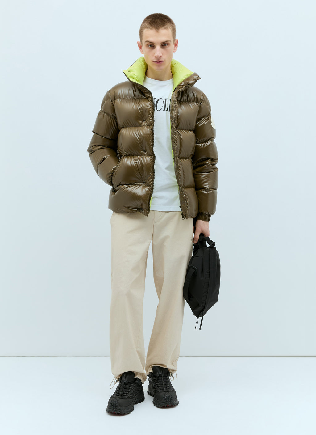 Moncler Men Drawstring Poplin Pants