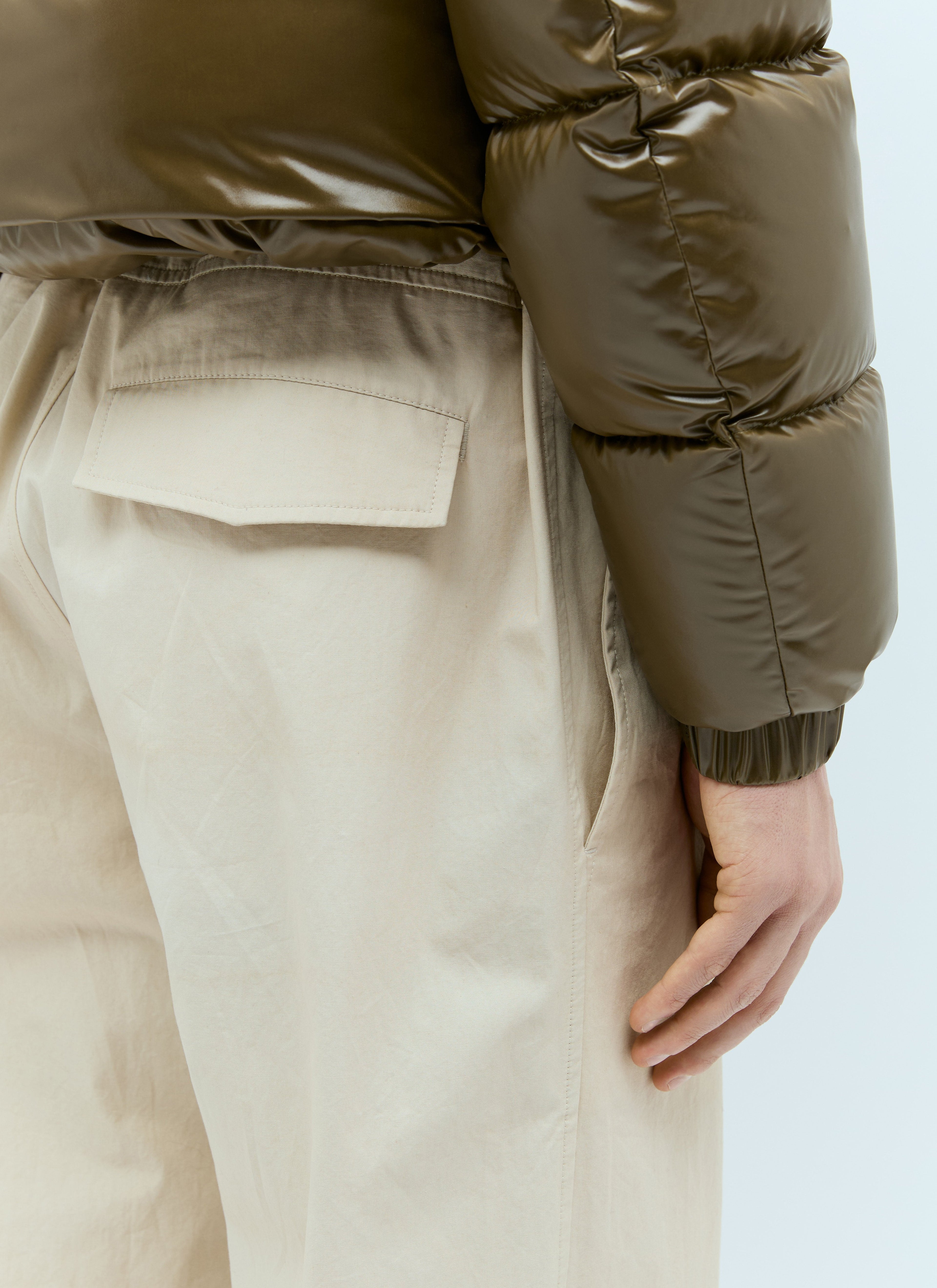 Moncler Men Drawstring Poplin Pants