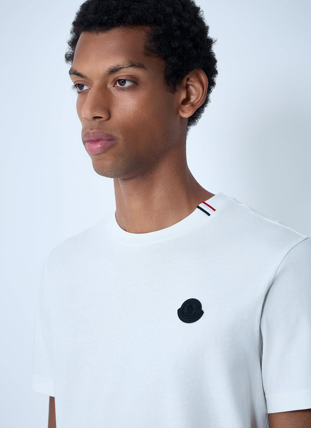 Moncler Men Logo Motif T-Shirt