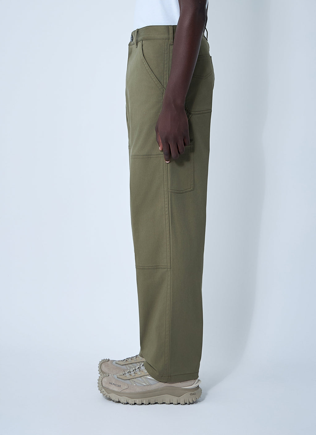 Moncler Men Logo Patch Pants