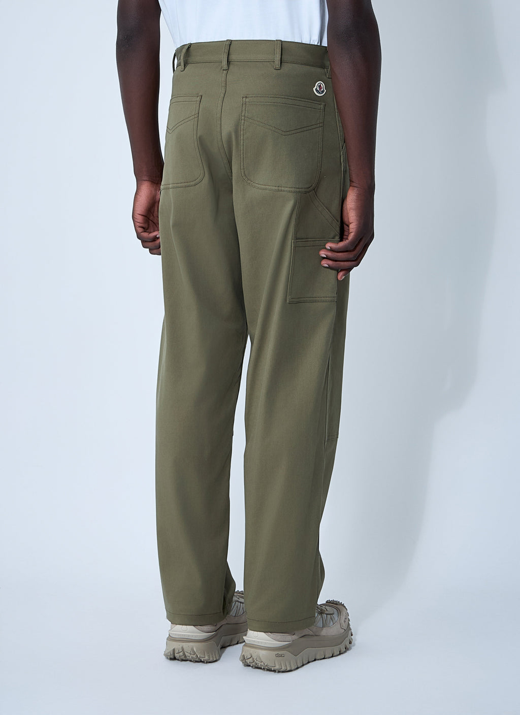 Moncler Men Logo Patch Pants